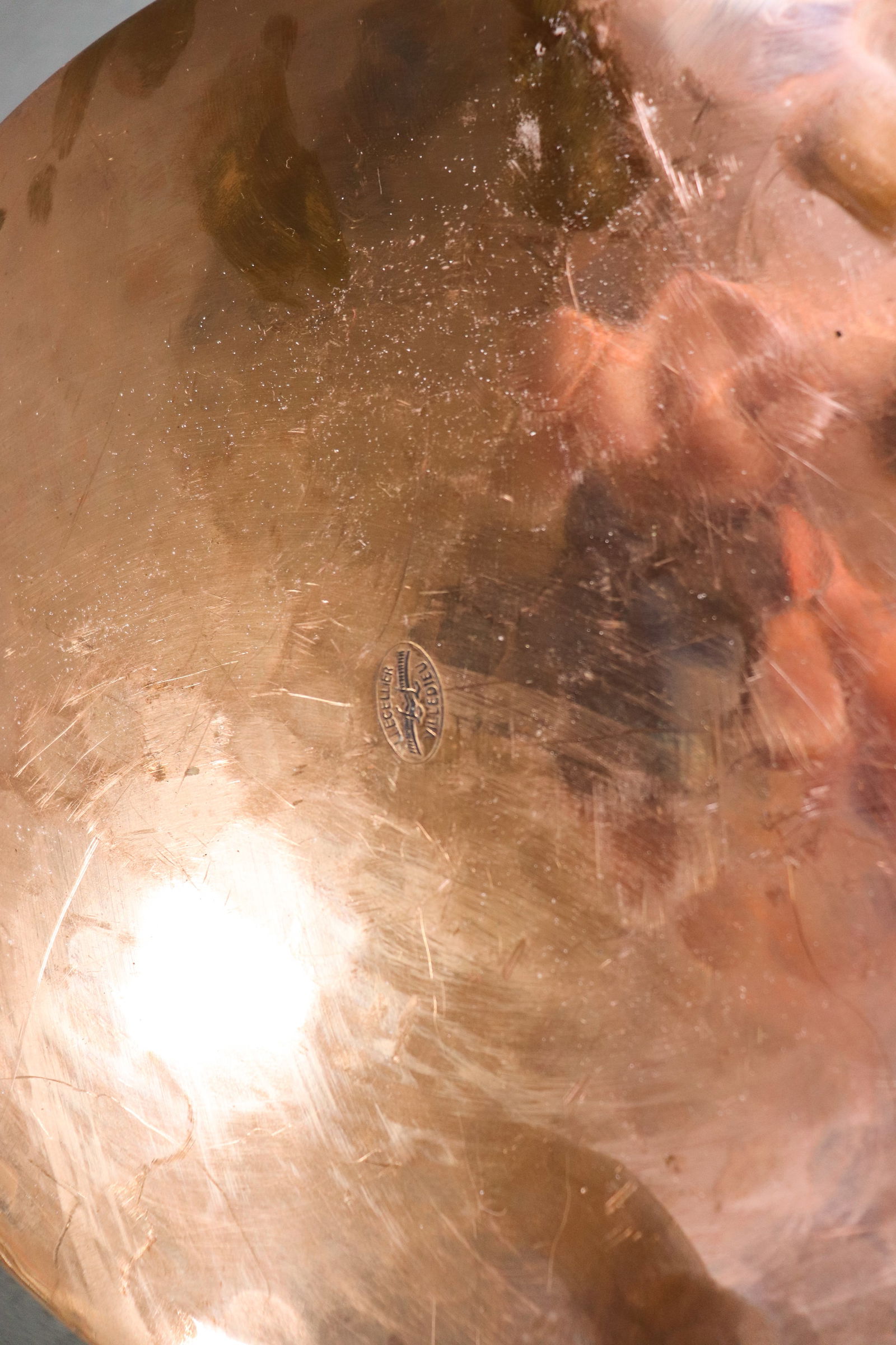 French Copper Bed Warmer - 4