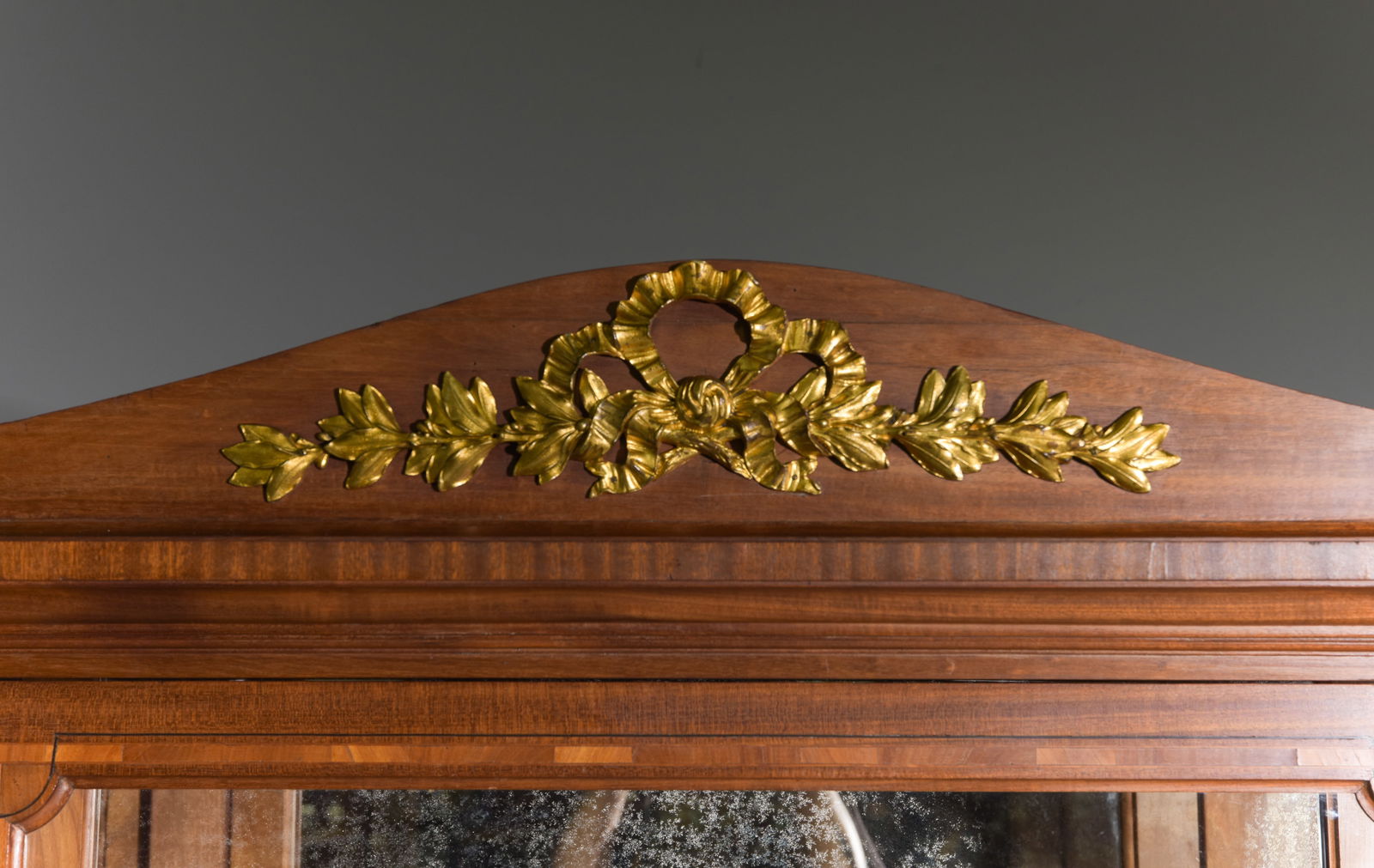 French Walnut Double Buffet with Gilded Ormolu - 5