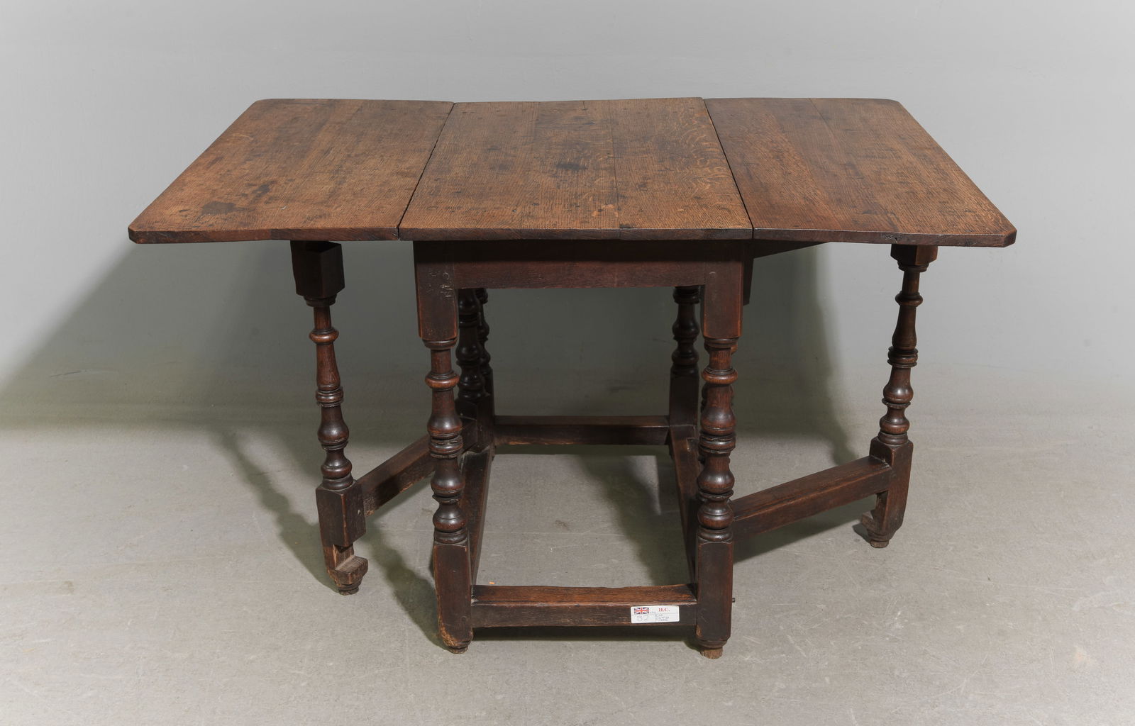 English Oak Drop Leaf Table - 2