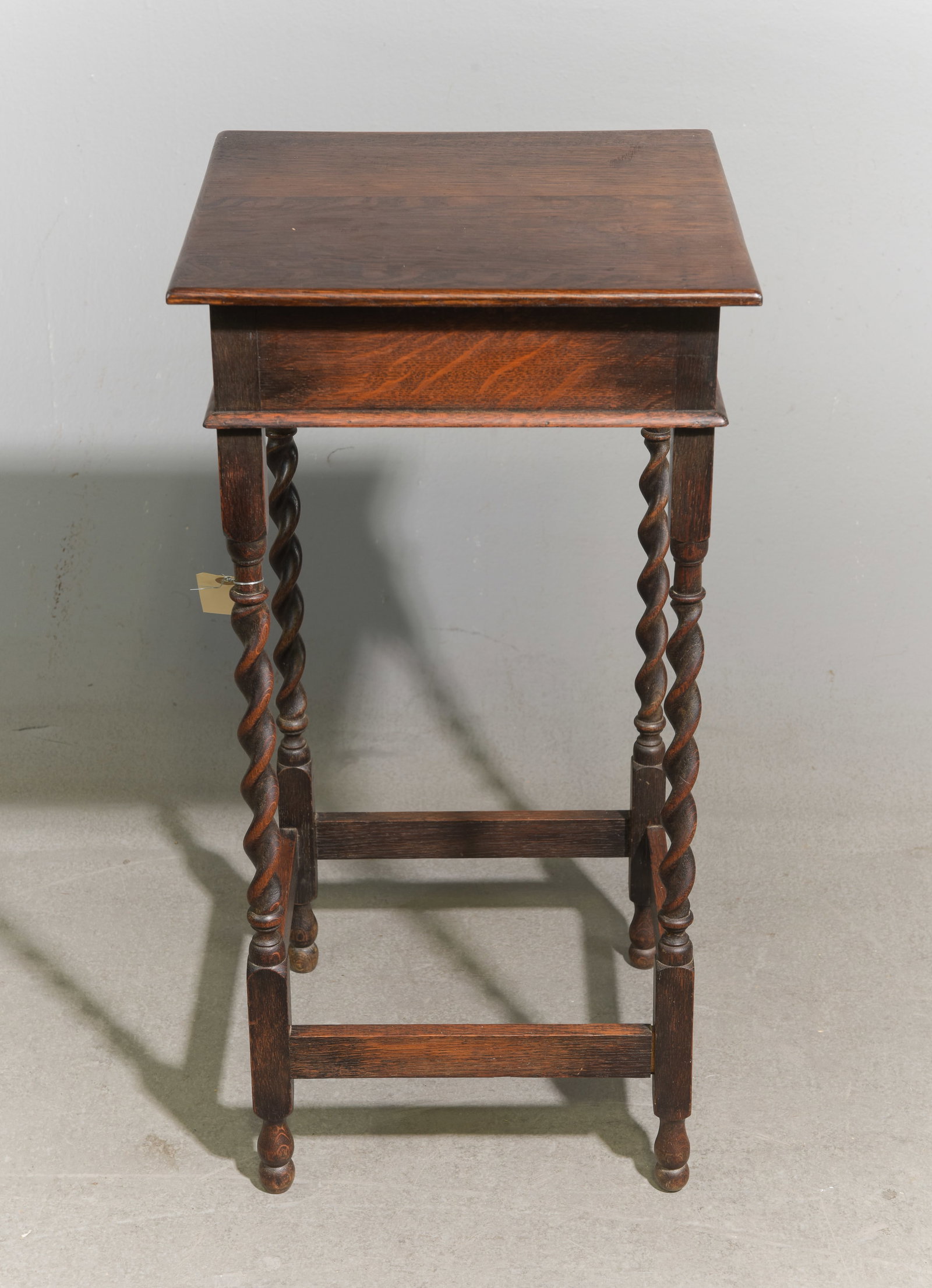 British Oak Barley Twist Occasional Table (1 of 3)