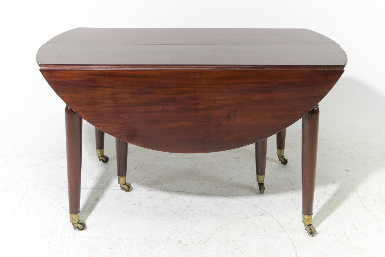 French Mahogany Drop Sided Table With 4 Leaves (1 of 5)