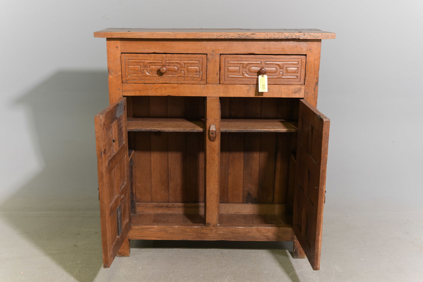 Louis XIII Style Oak Buffet - 2