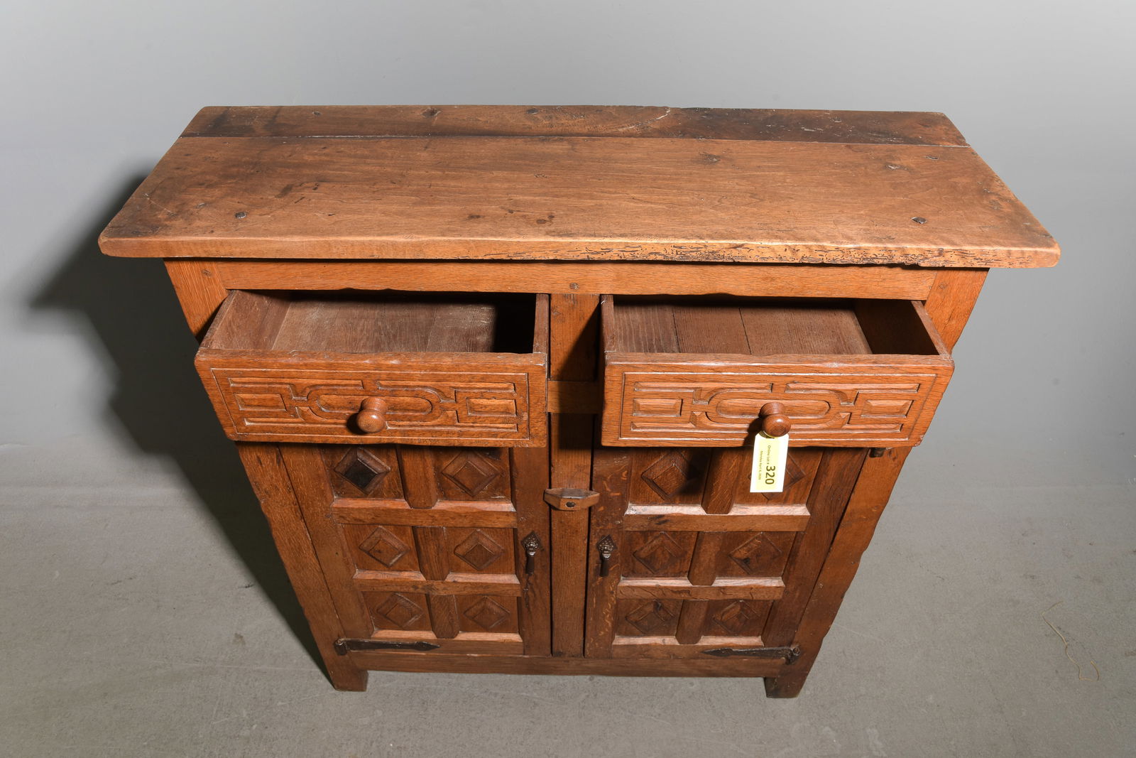 Louis XIII Style Oak Buffet - 3