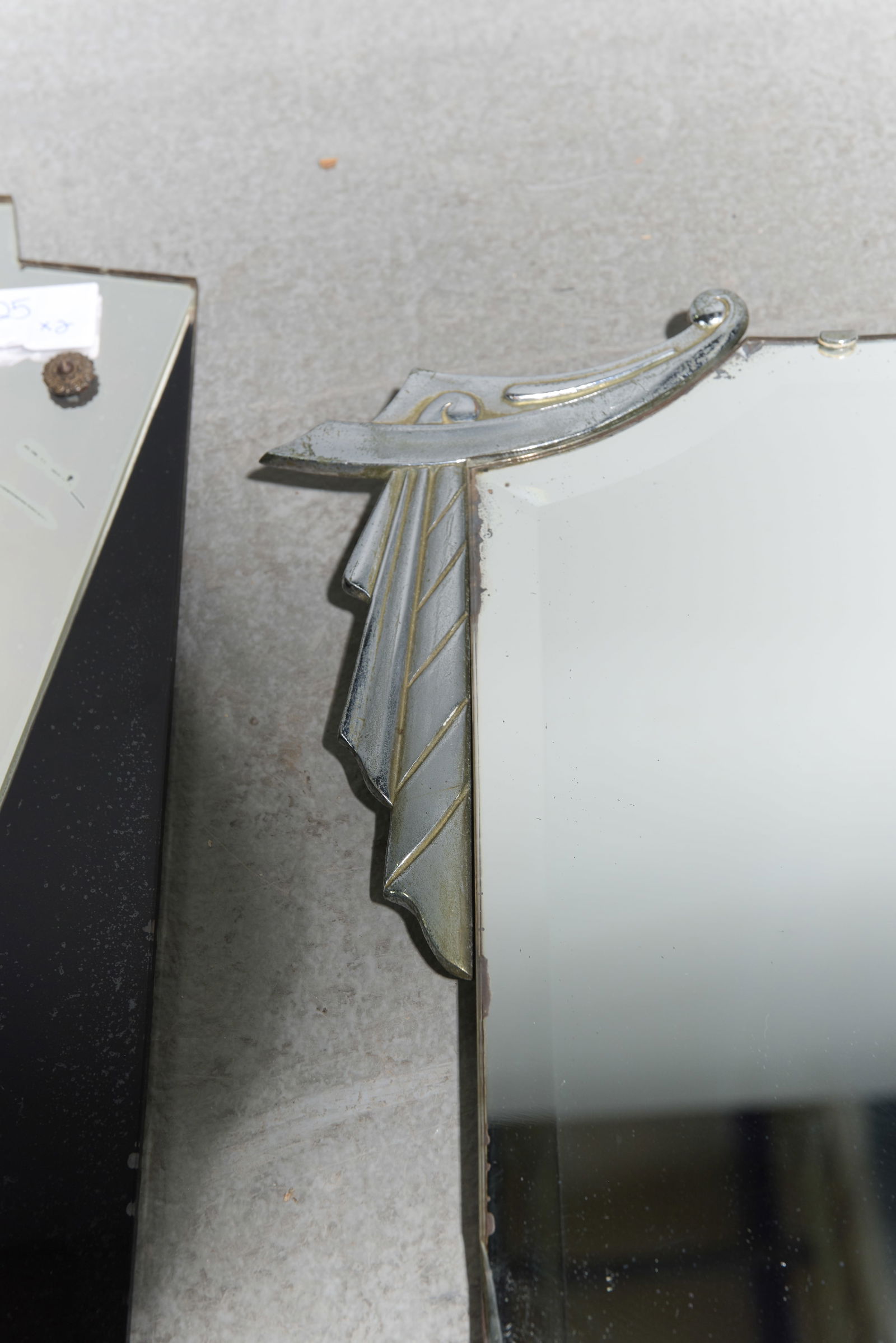 2 Assorted Framed Wall Mirrors - 2