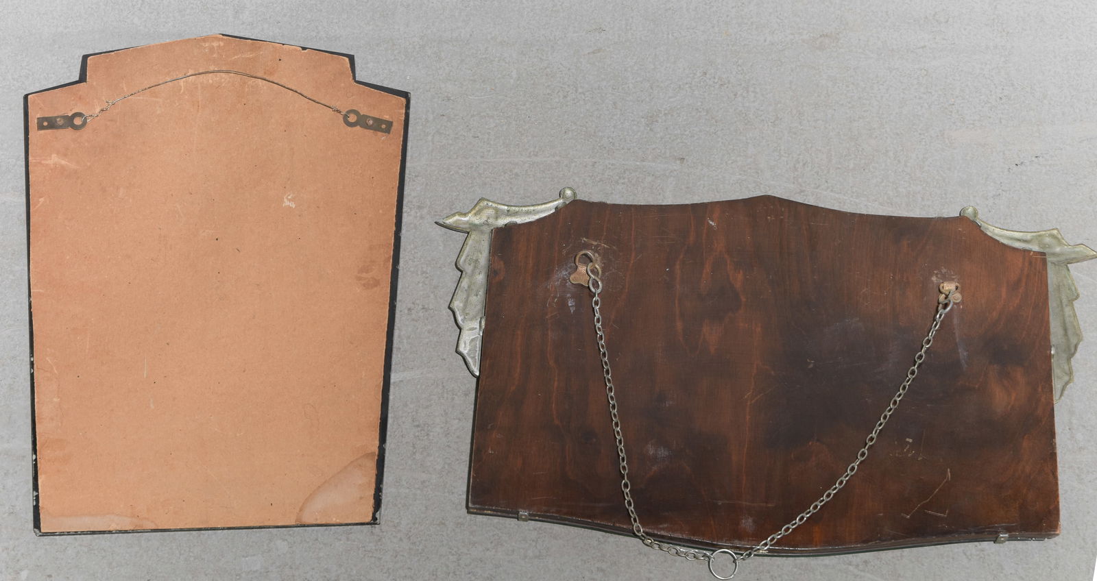 2 Assorted Framed Wall Mirrors - 4