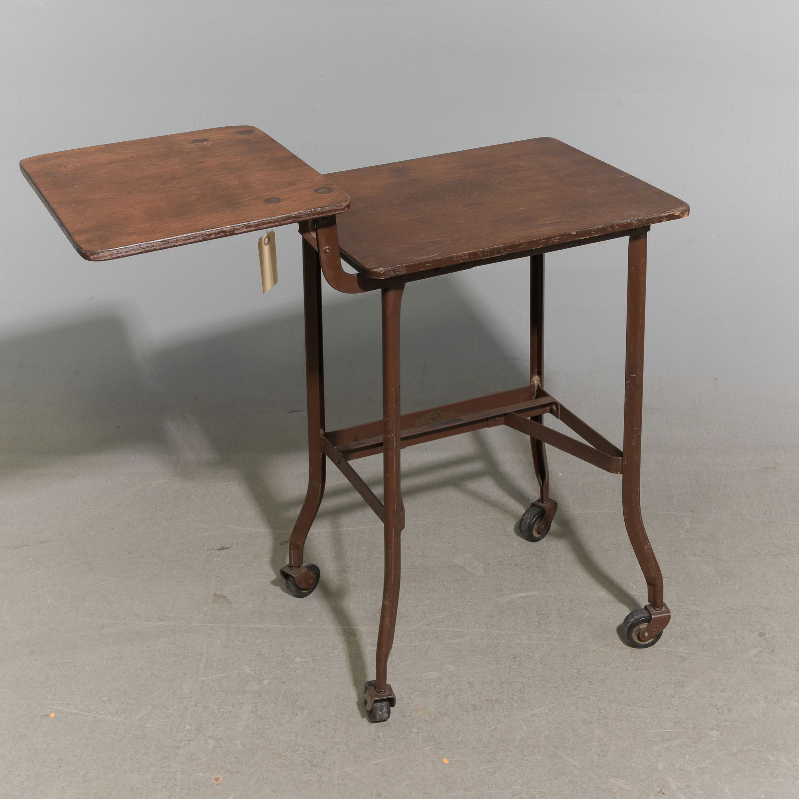 Antique Toledo Drop Leaf Typewriter Table - 2
