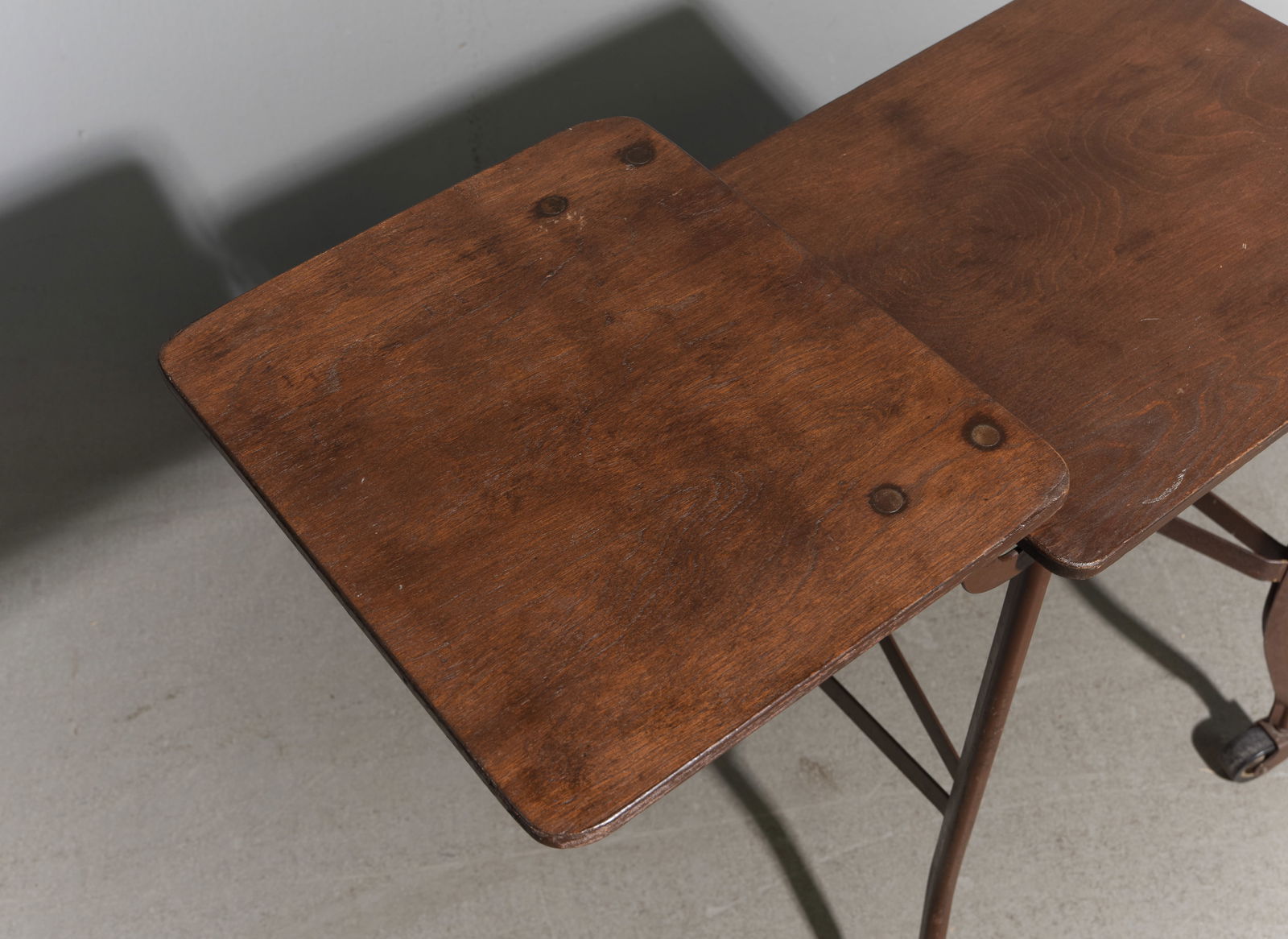 Antique Toledo Drop Leaf Typewriter Table - 3