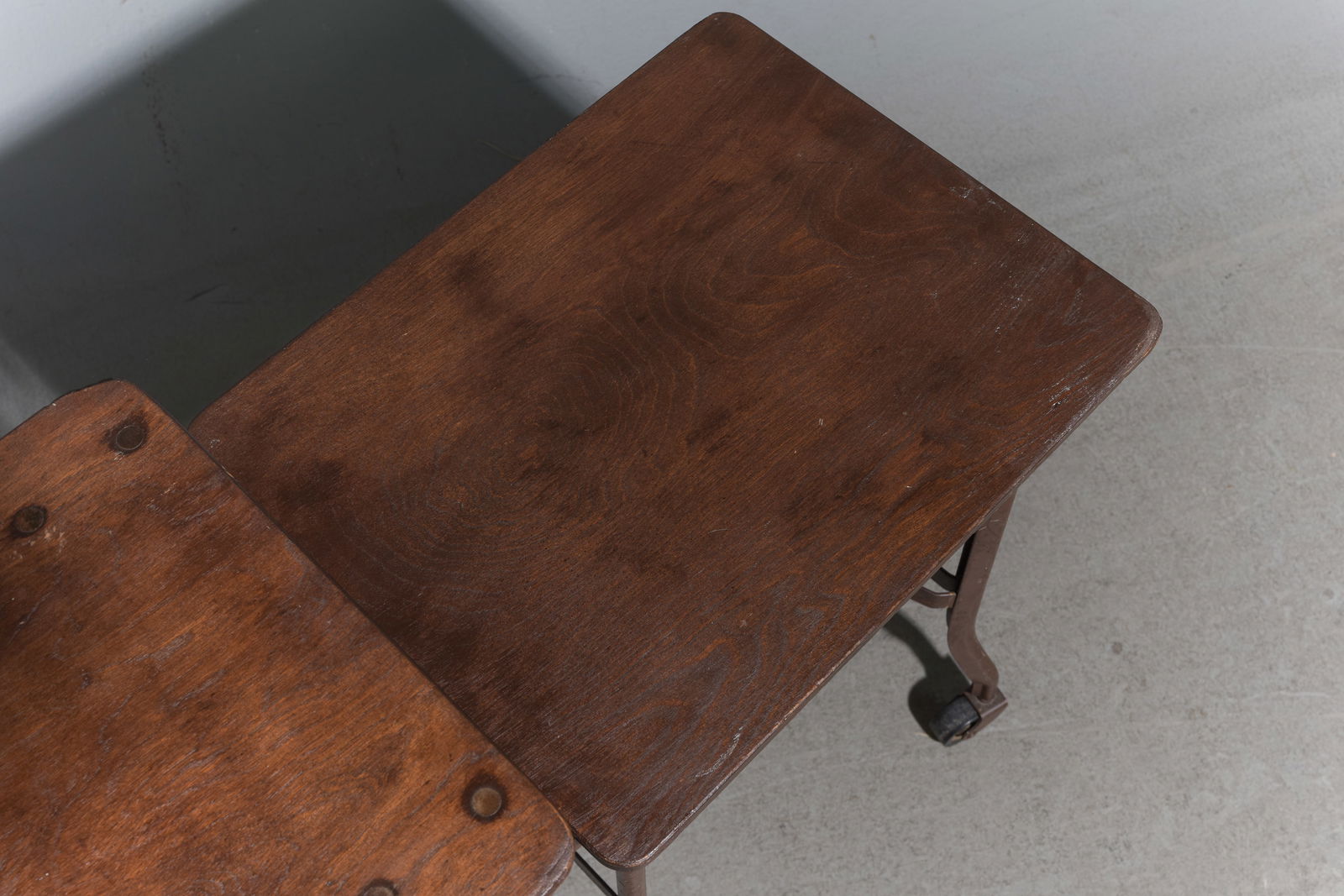 Antique Toledo Drop Leaf Typewriter Table - 4