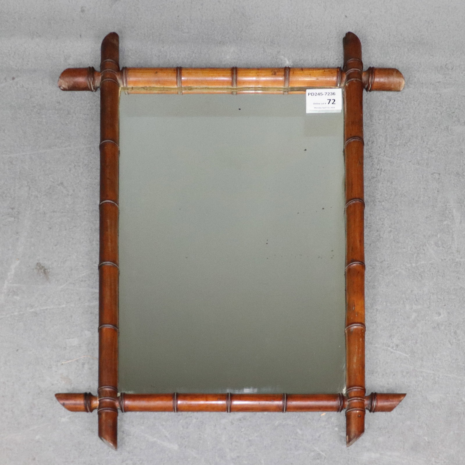 Faux Bamboo Framed Mirror #2 (1 of 4)