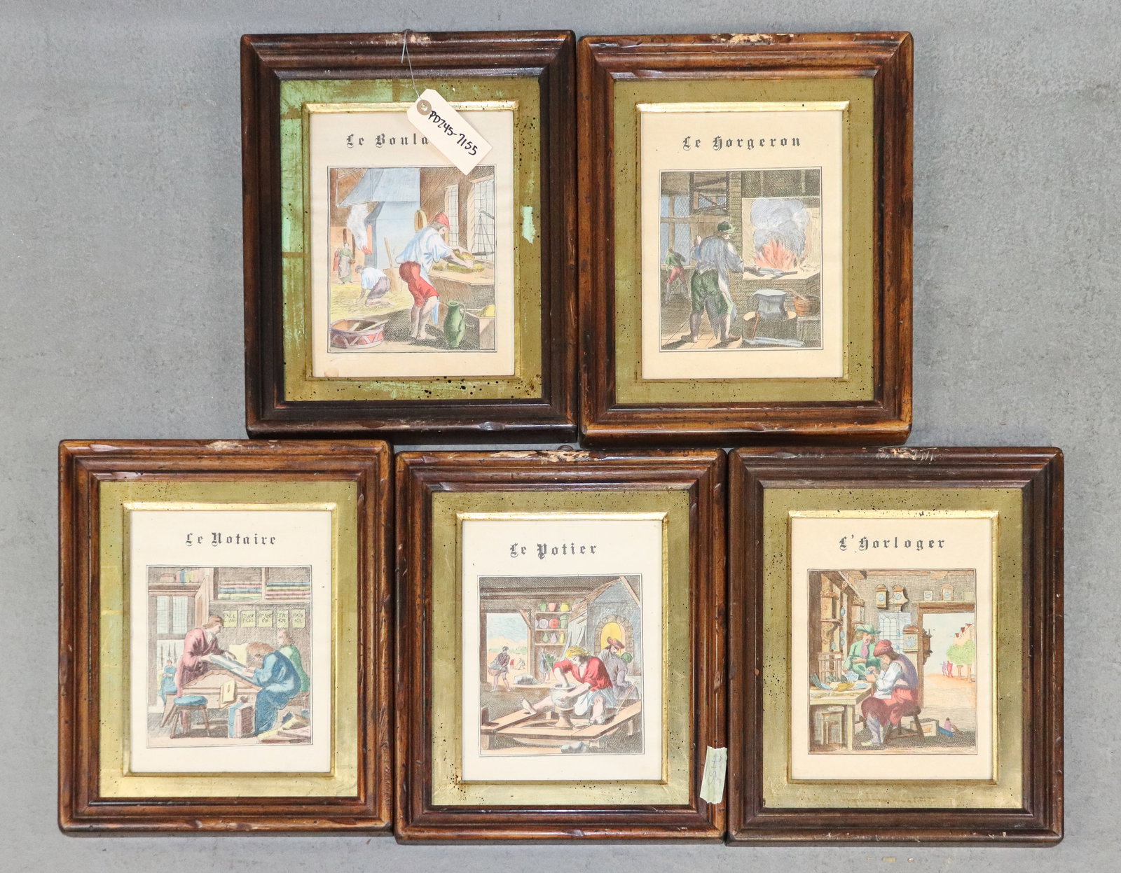 5 Framed Skilled Artisans Lithograph Prints (1 of 6)