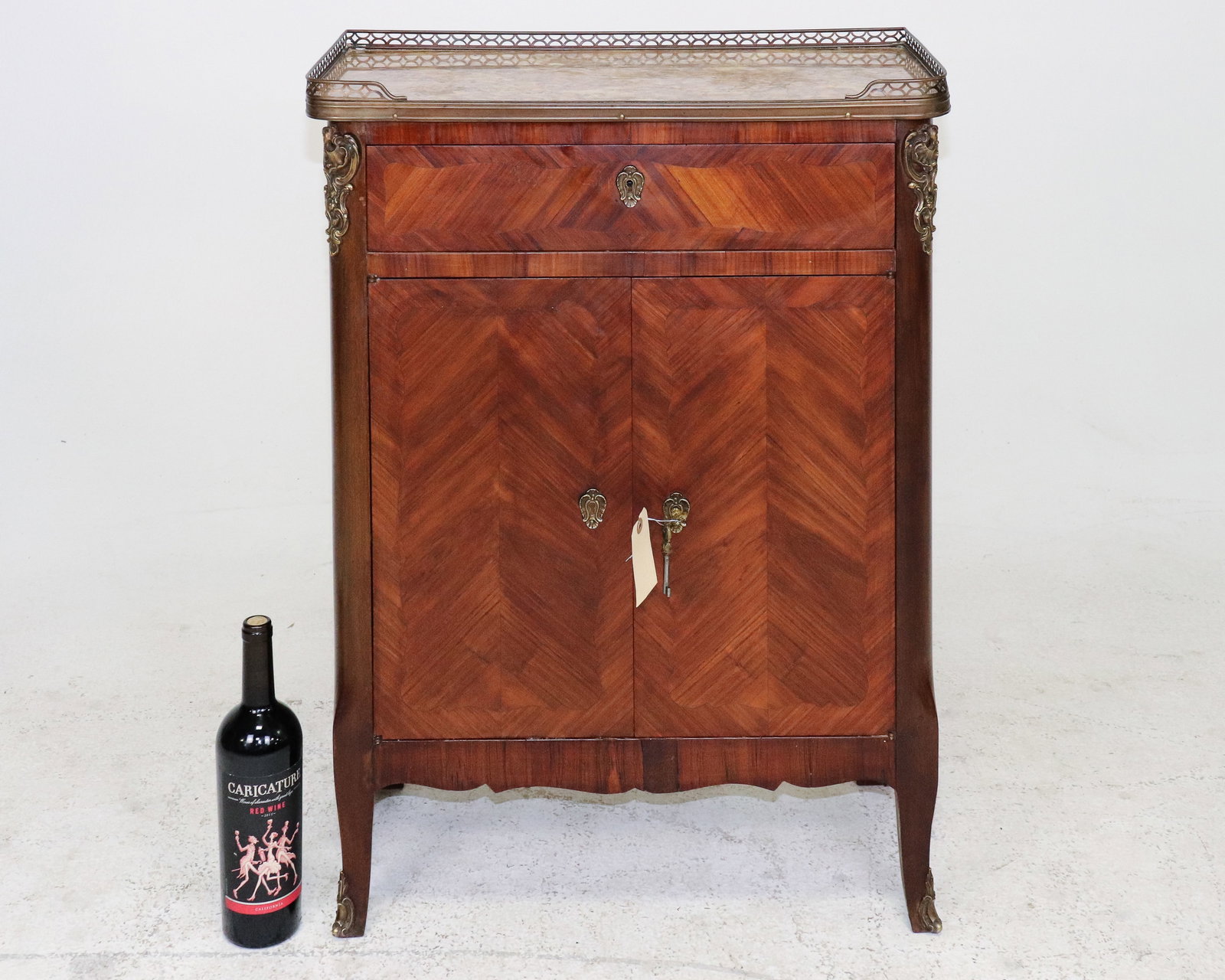 Louis XV Style Mahogany Cabinet (1 of 6)