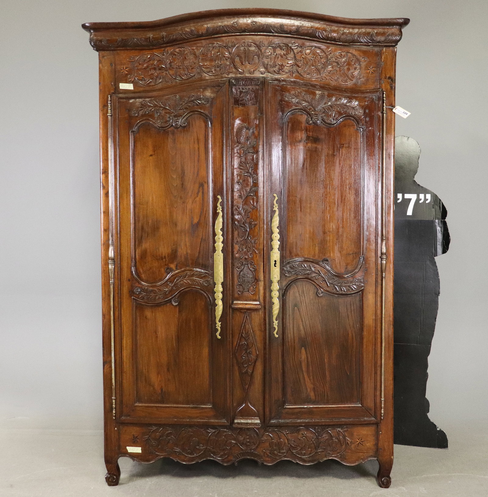 Louis XV Style Chestnut Armoire / Robe (1 of 11)