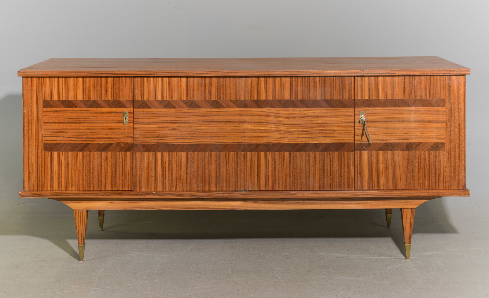French Art Deco Style Four Door Sideboard (1 of 5)