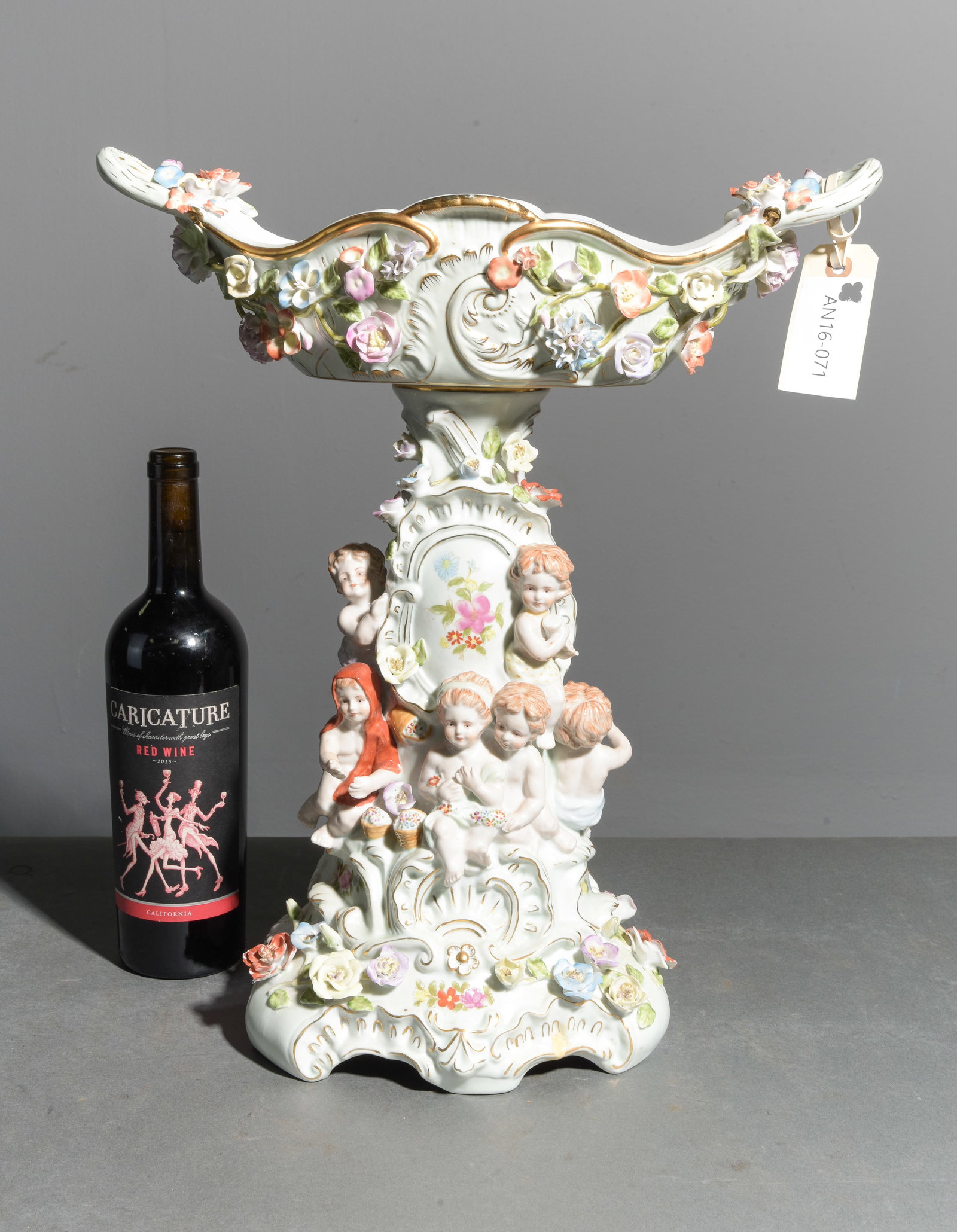 20th Century Large Meissen Style Centerpiece (1 of 5)