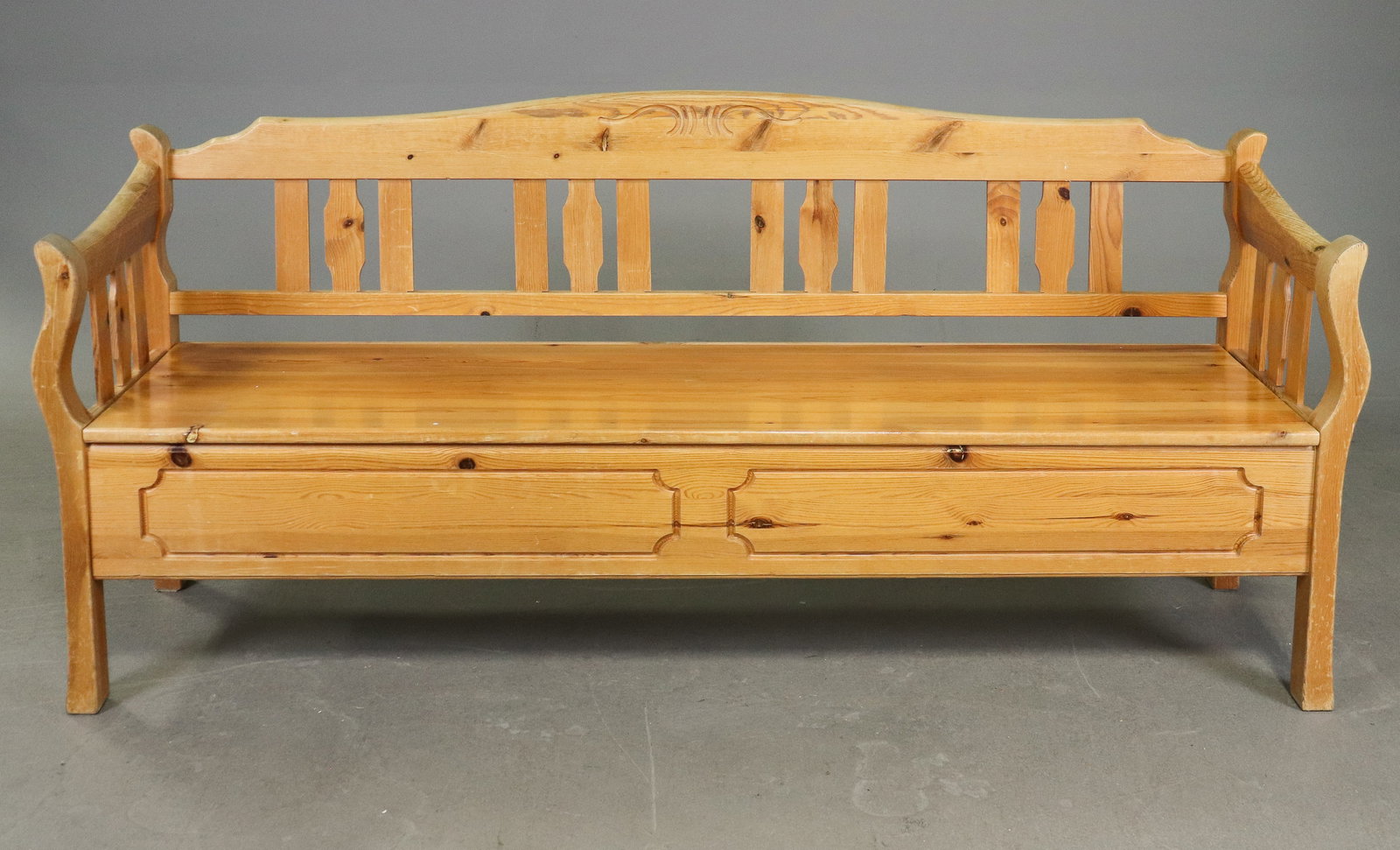 Swedish Pine Bench By Tradets Mobler AB (1 of 7)