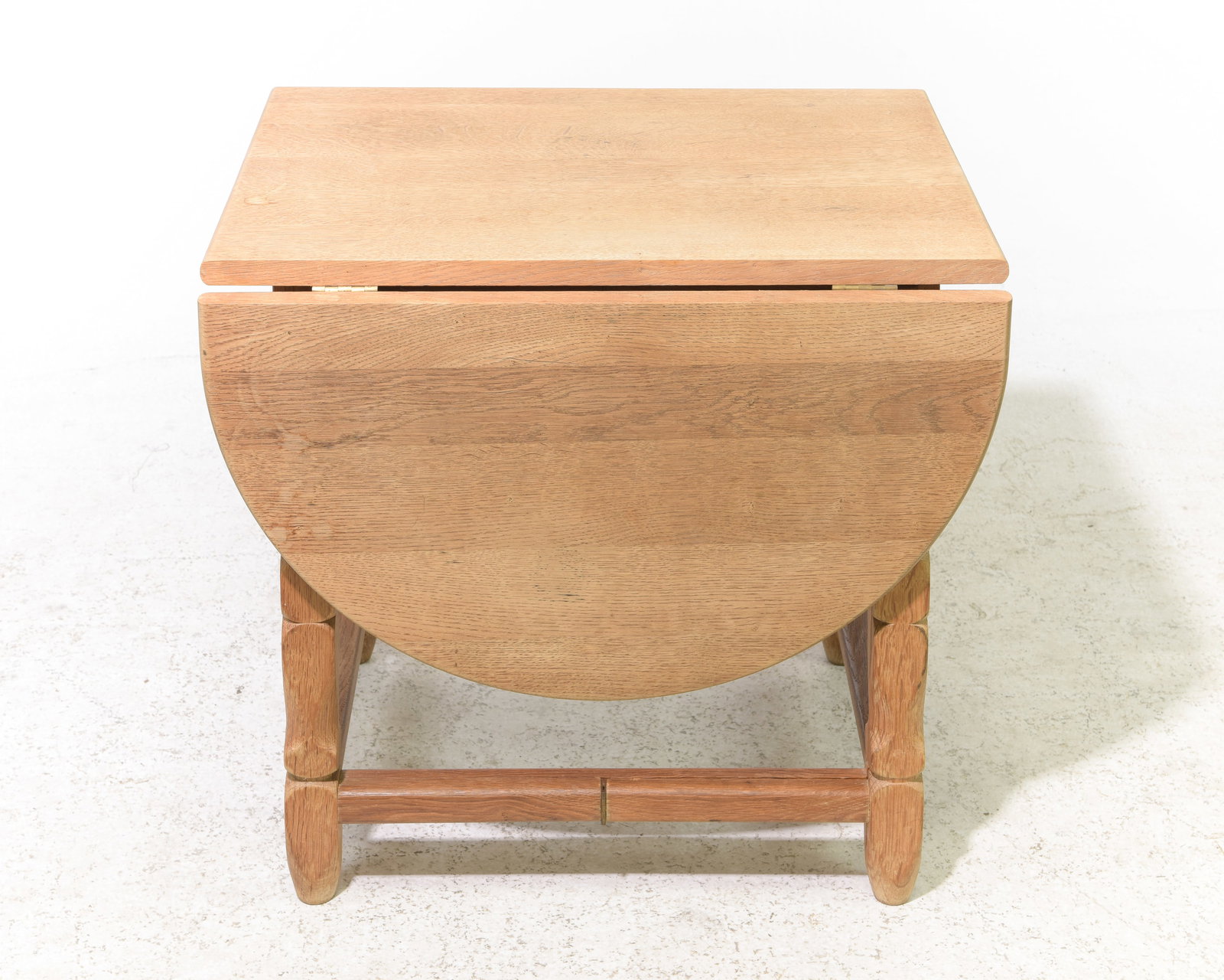 Danish Oak Low Drop Leaf Table (1 of 3)