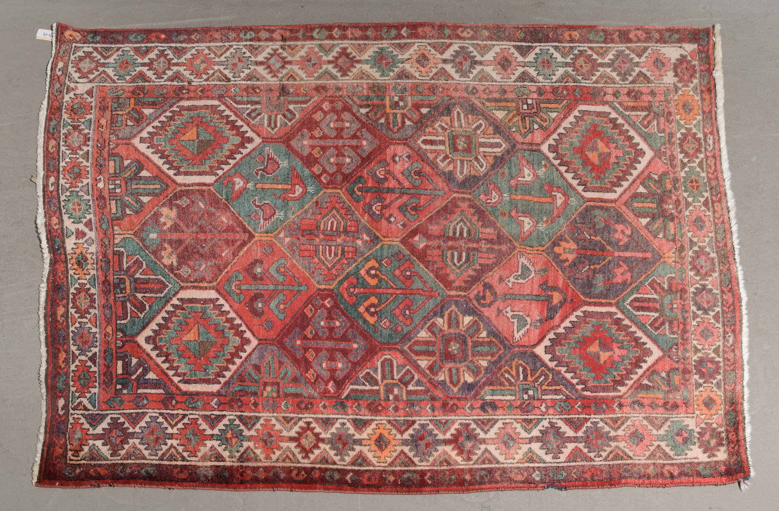 Hand Knotted Persian Rug - 5'1 x 6'7: Hand Knotted Persian Rug - 5'1 x 6'7