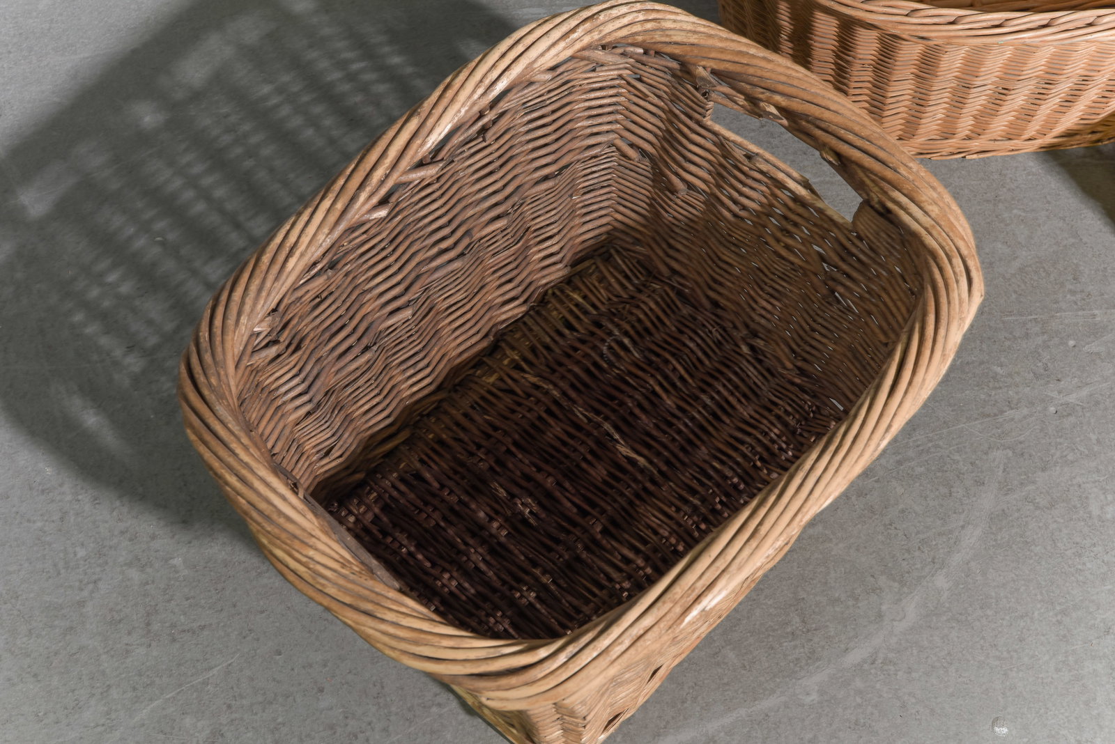 3 Assorted Woven Wicker Baskets - 2