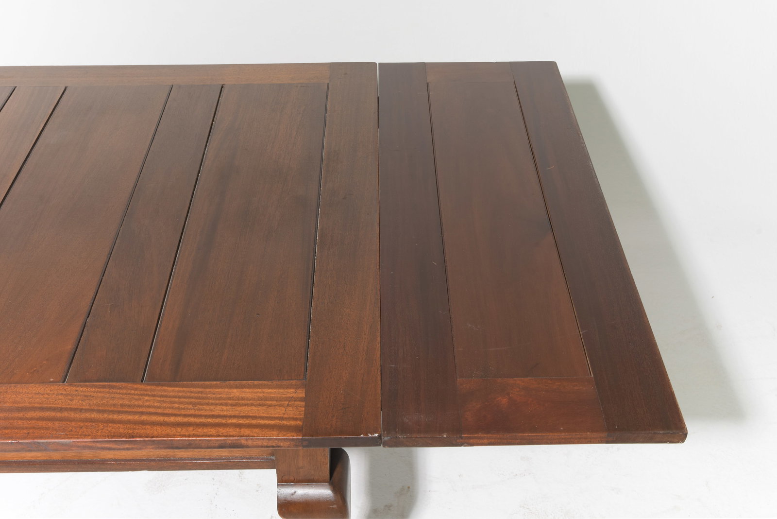 English Oak Draw Leaf Dining Table - 4