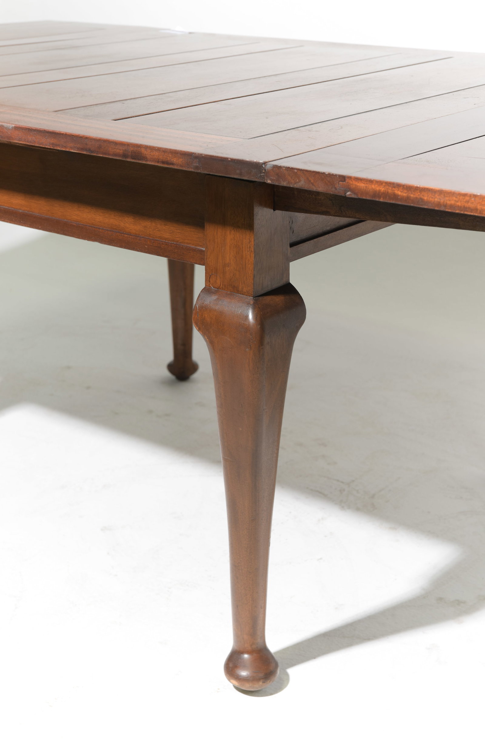 English Oak Draw Leaf Dining Table - 6