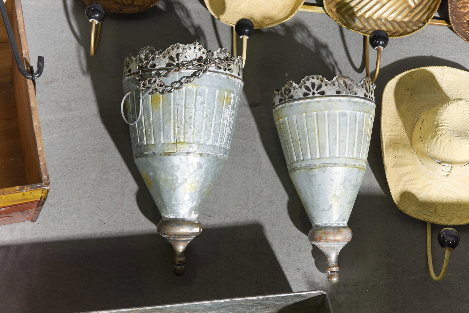 24pcs Assorted Nesting Buckets, Hat Racks, Etc. - 6