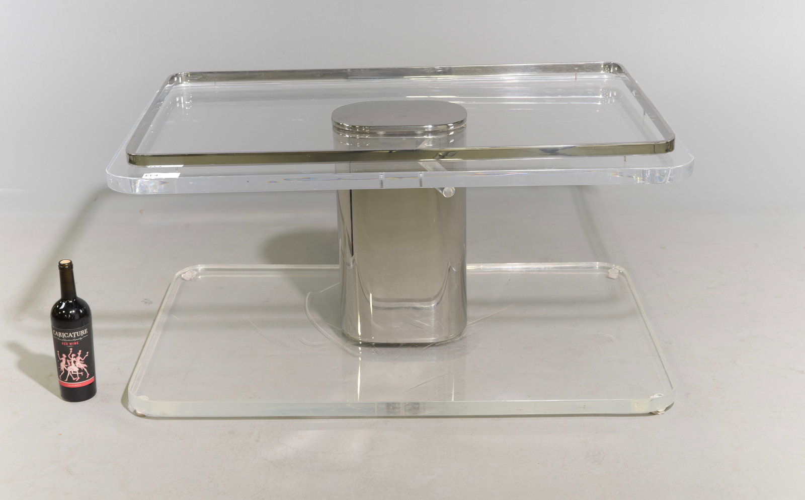 Modern Lucite / Acrylic Large Coffee Table (1 of 4)