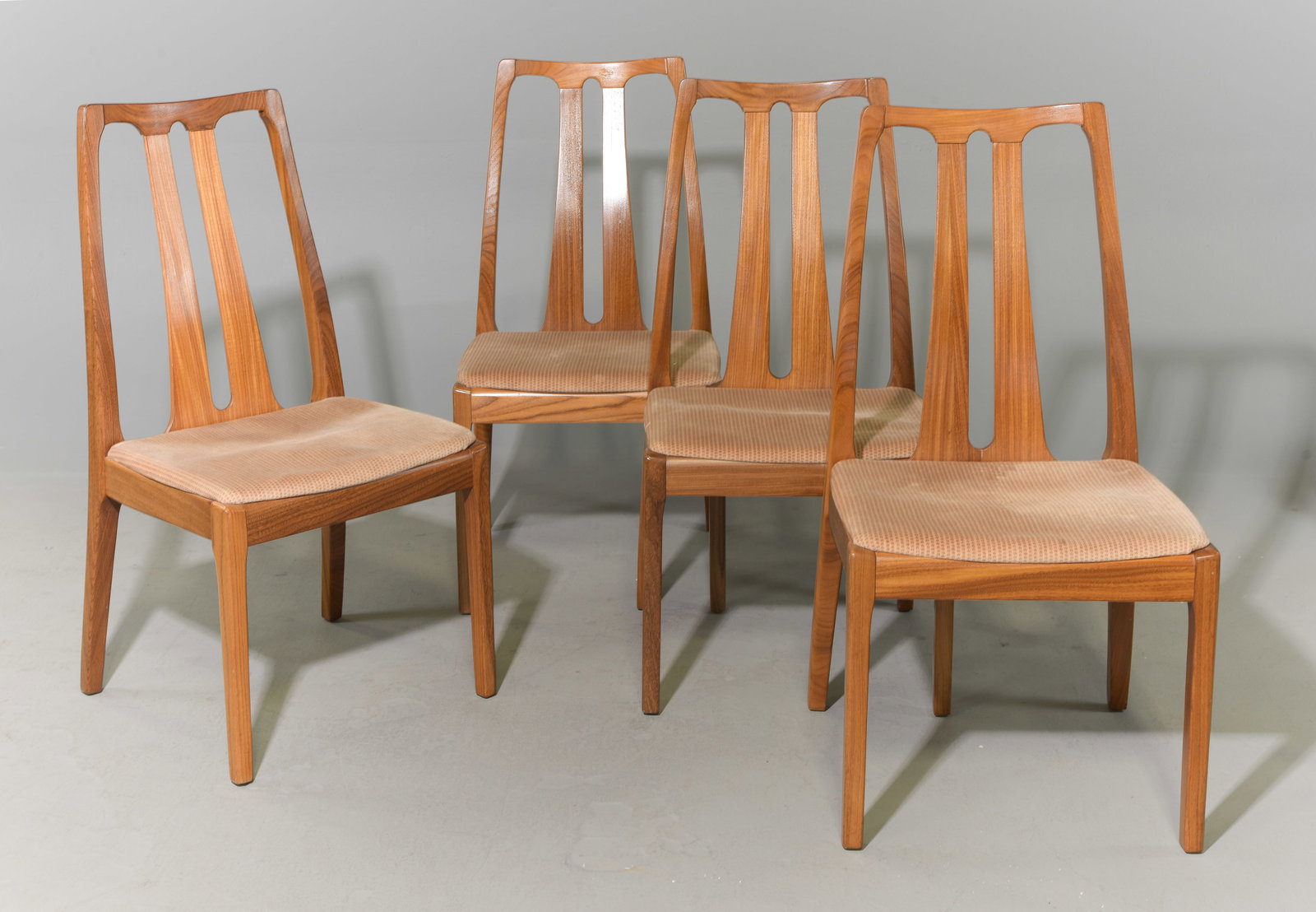 4 Mid Century High Back Dining Chairs By Nathan (1 of 5)