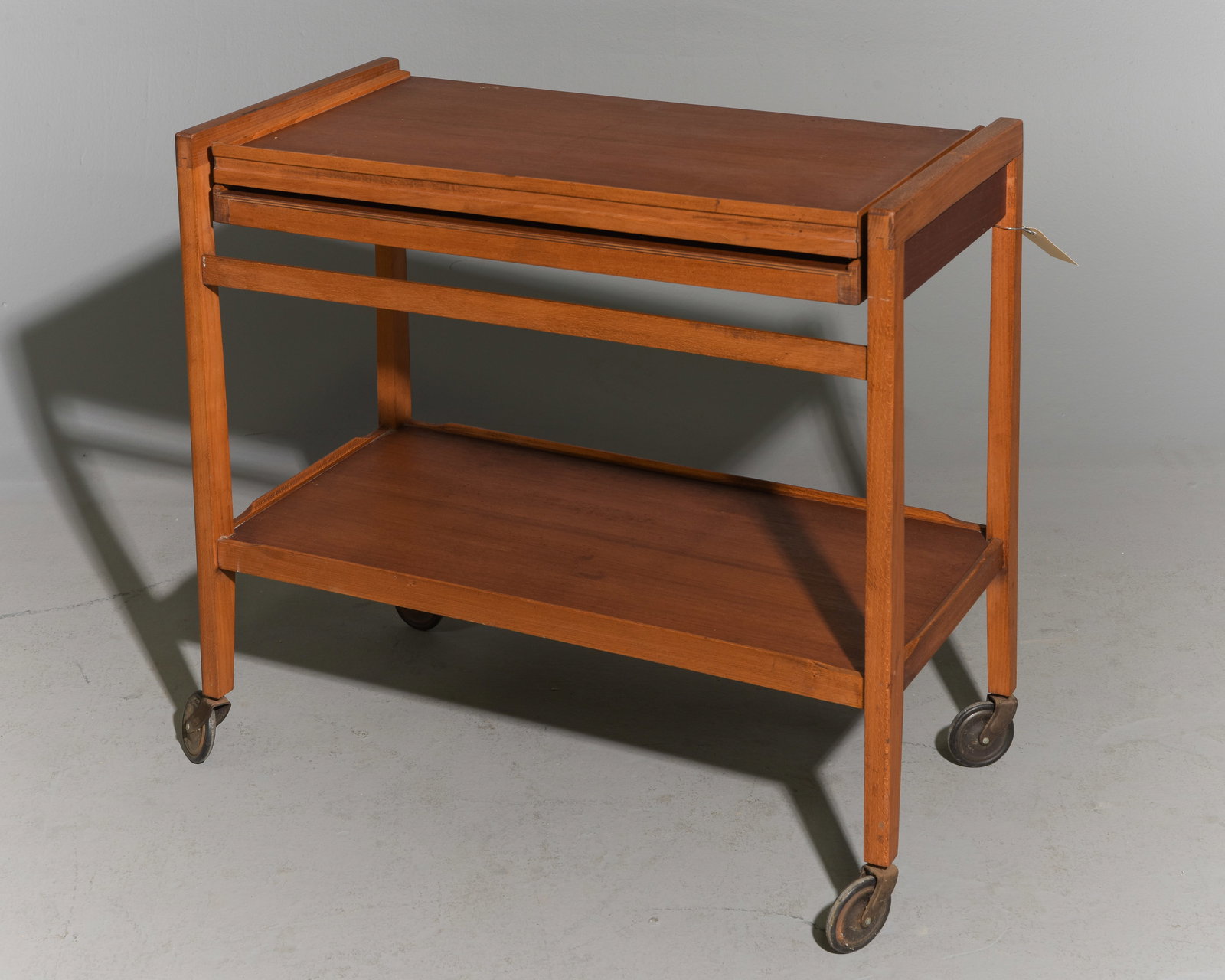 Mid Century Modern Two Tier Extending Trolley (1 of 6)