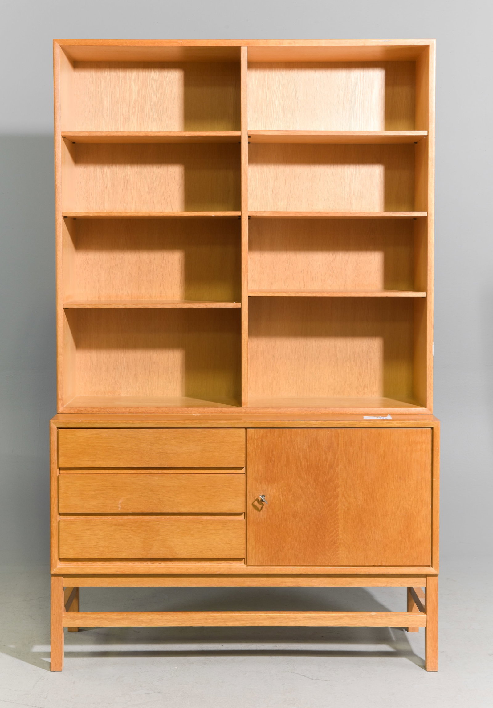 Swedish Mid Century Oak Bookcase / Wall Unit (1 of 7)