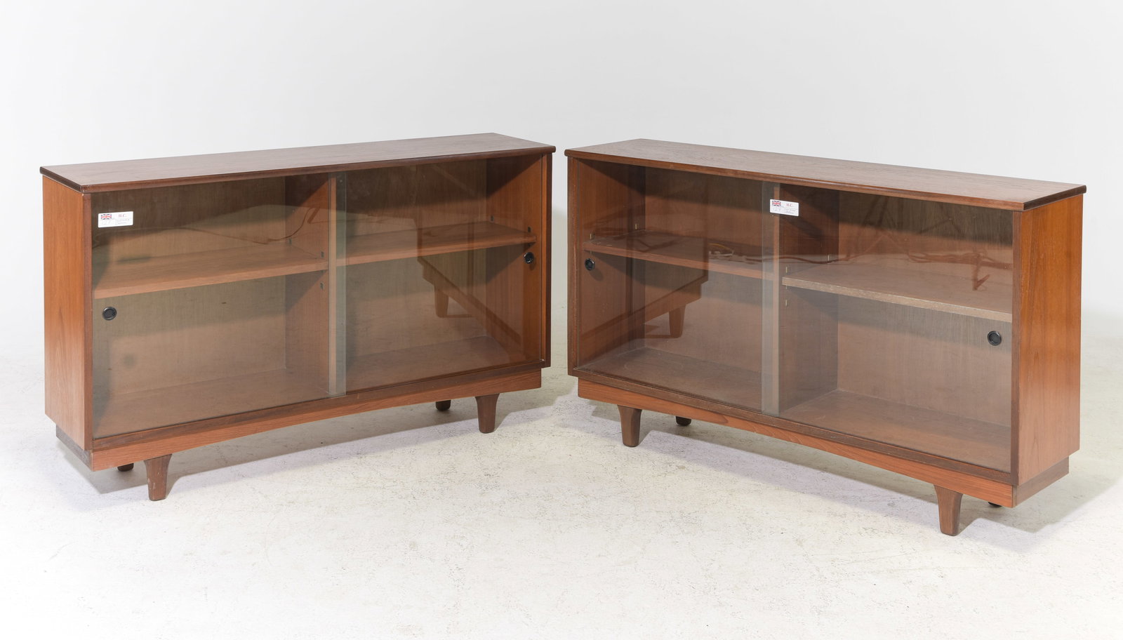 Pair Of Mid Century Sliding Glass Doors Bookcases (1 of 3)