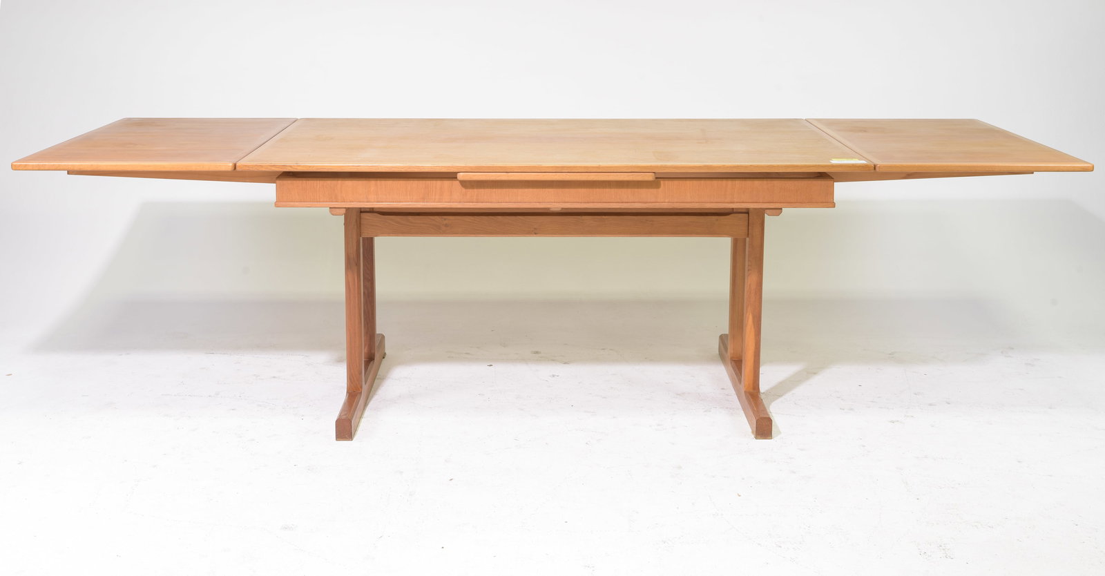 Danish Oak Draw Leaf Dining Table - 2