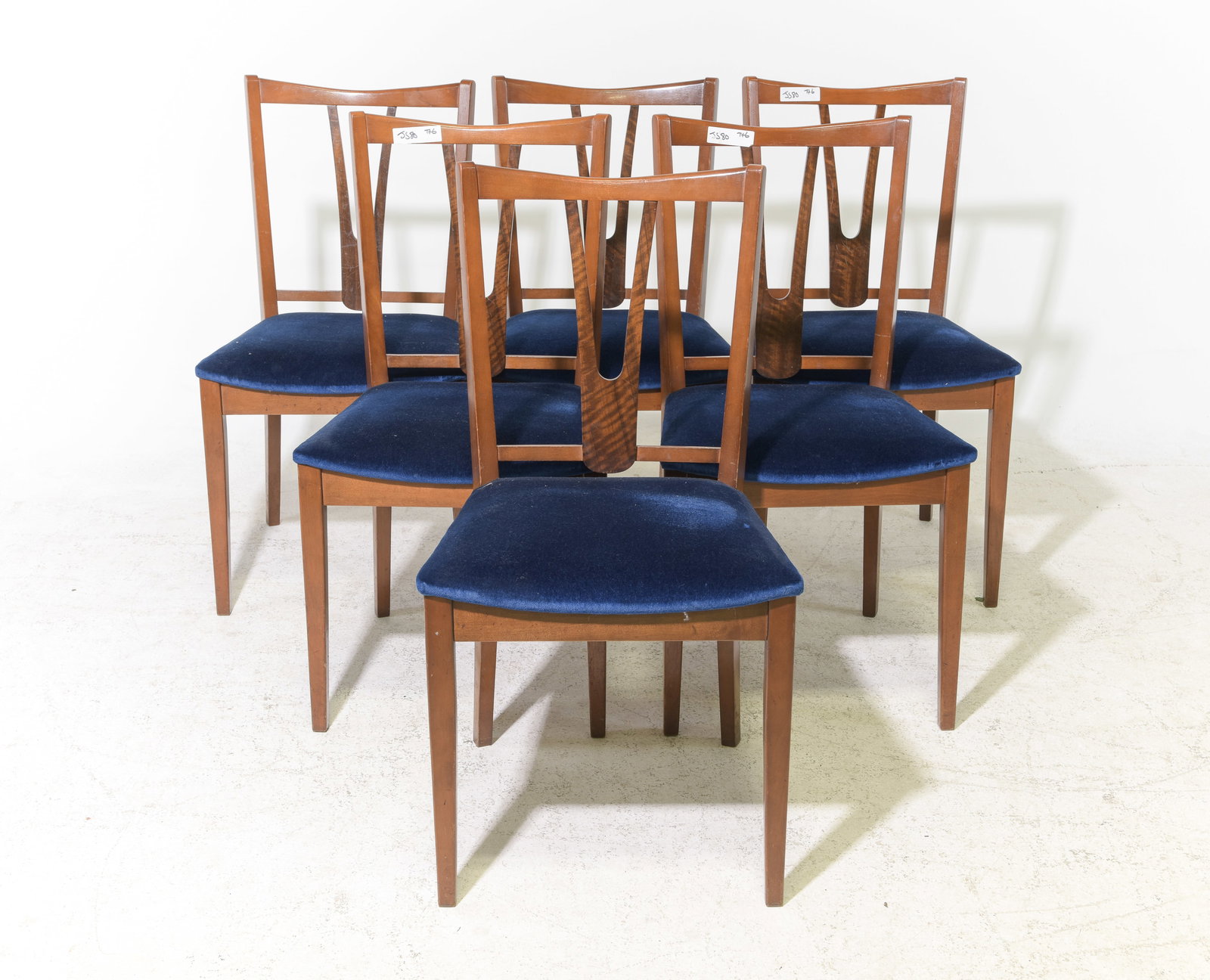 Mid Century Modern Set of 6 Dining Chairs (1 of 5)