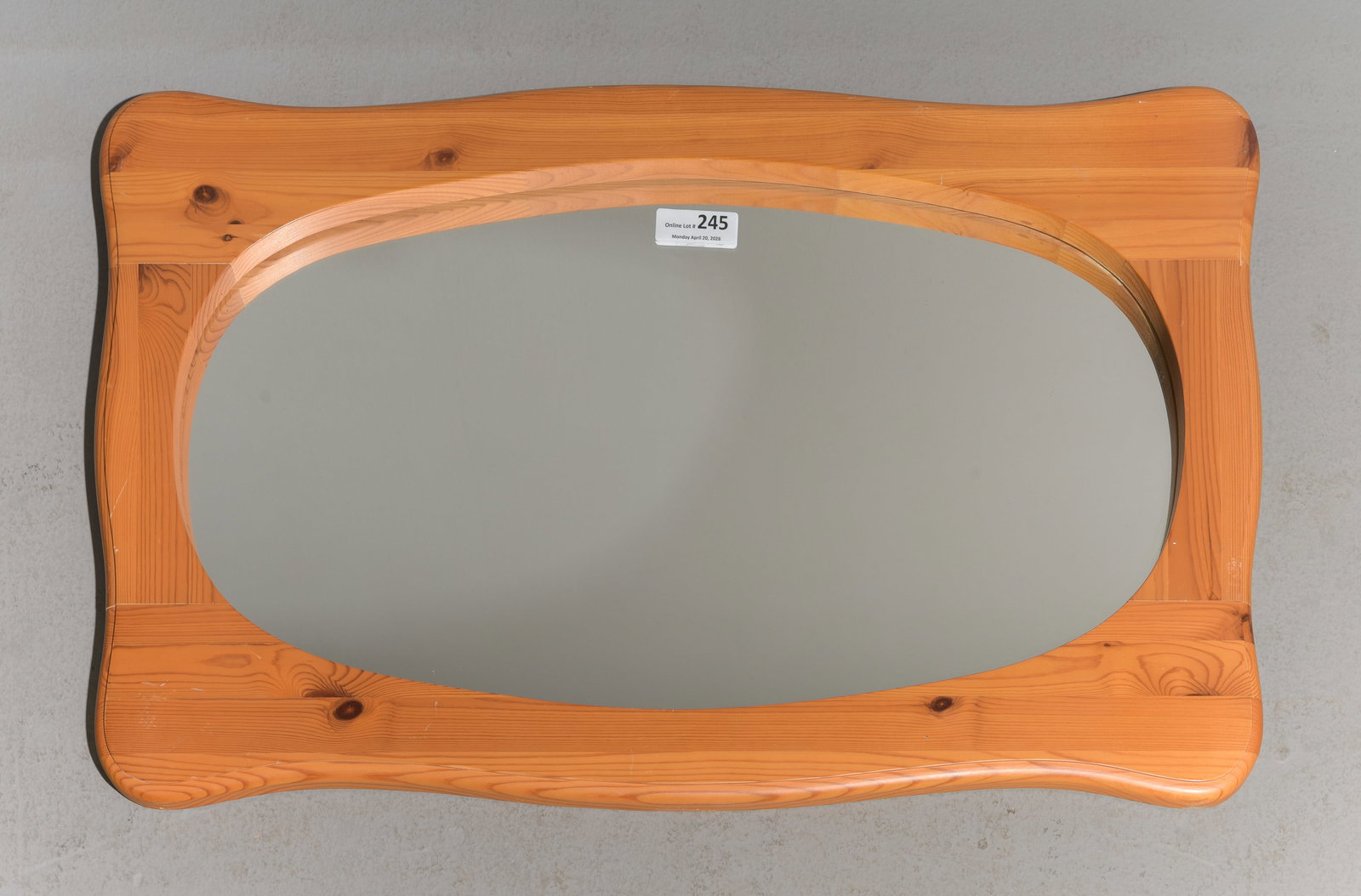Swedish Pine Framed Mirror (1 of 3)