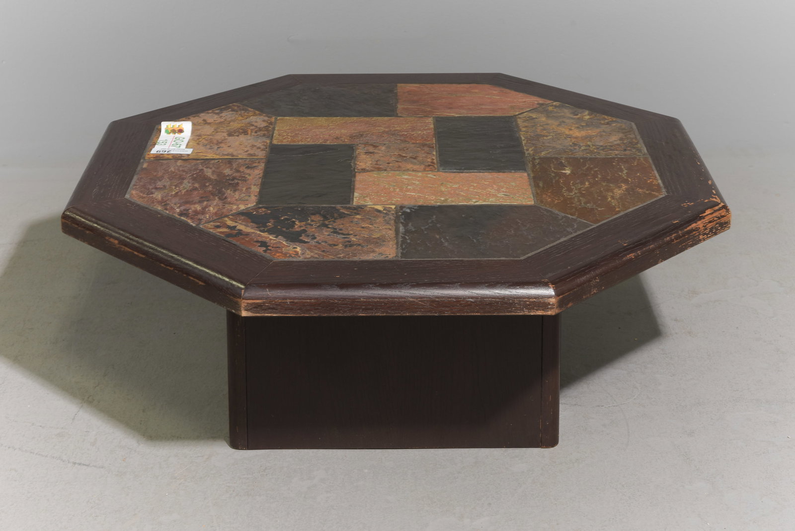 Octagonal Tile Top Coffee Table (1 of 3)