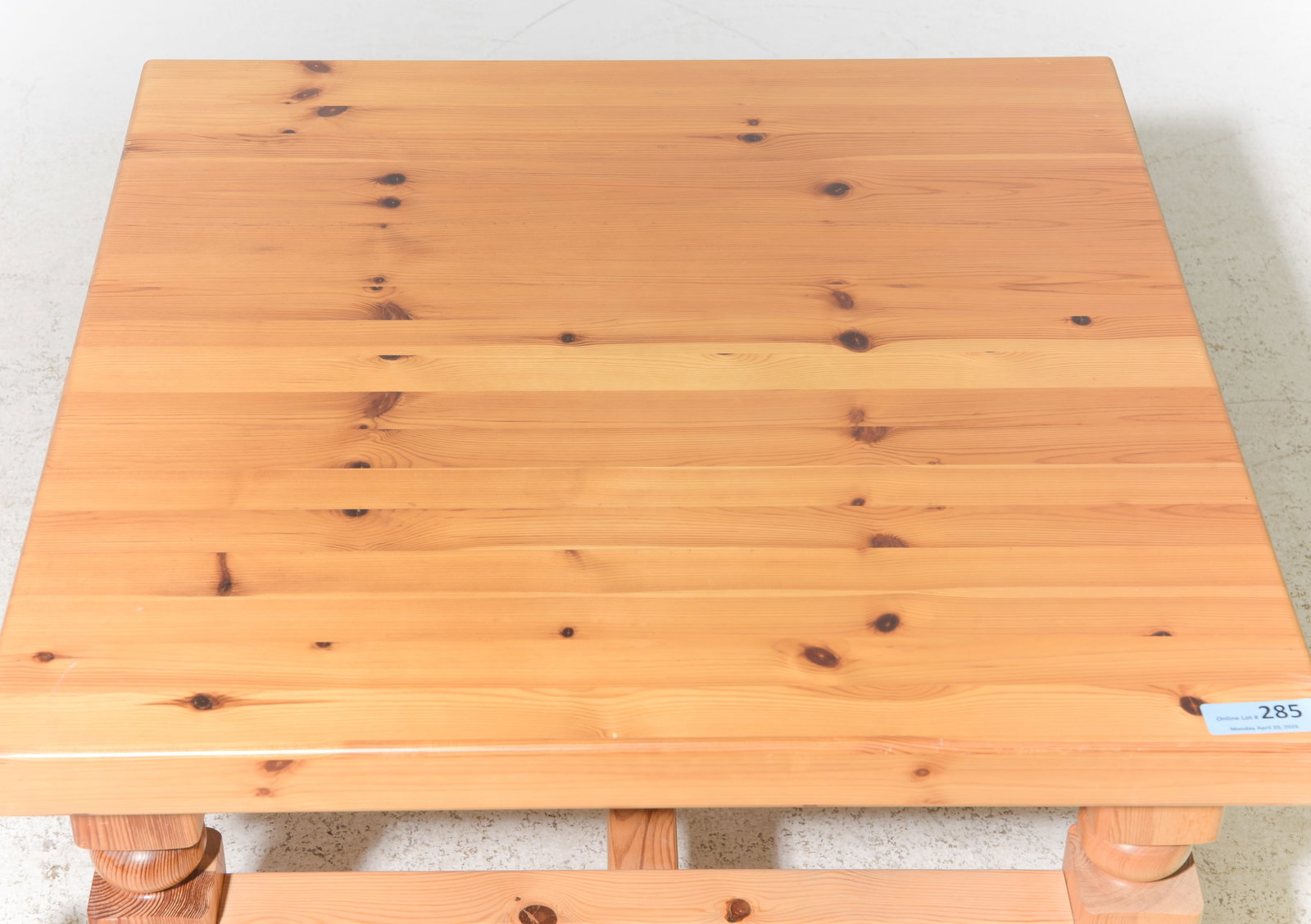 Swedish Pine Square Coffee / End Table - 2