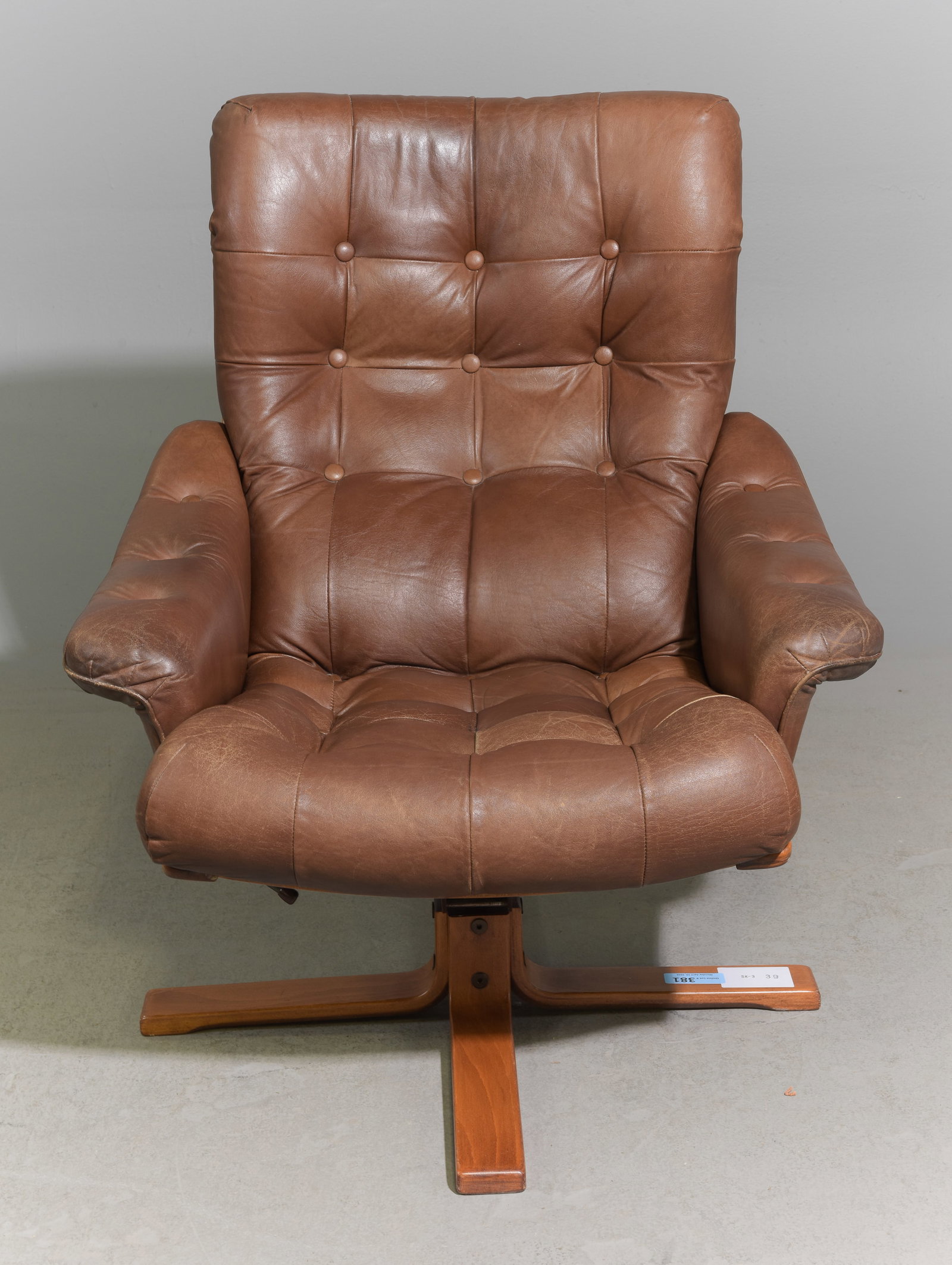 Swedish Leather Lounge Chair - Gote Mobler (1 of 6)