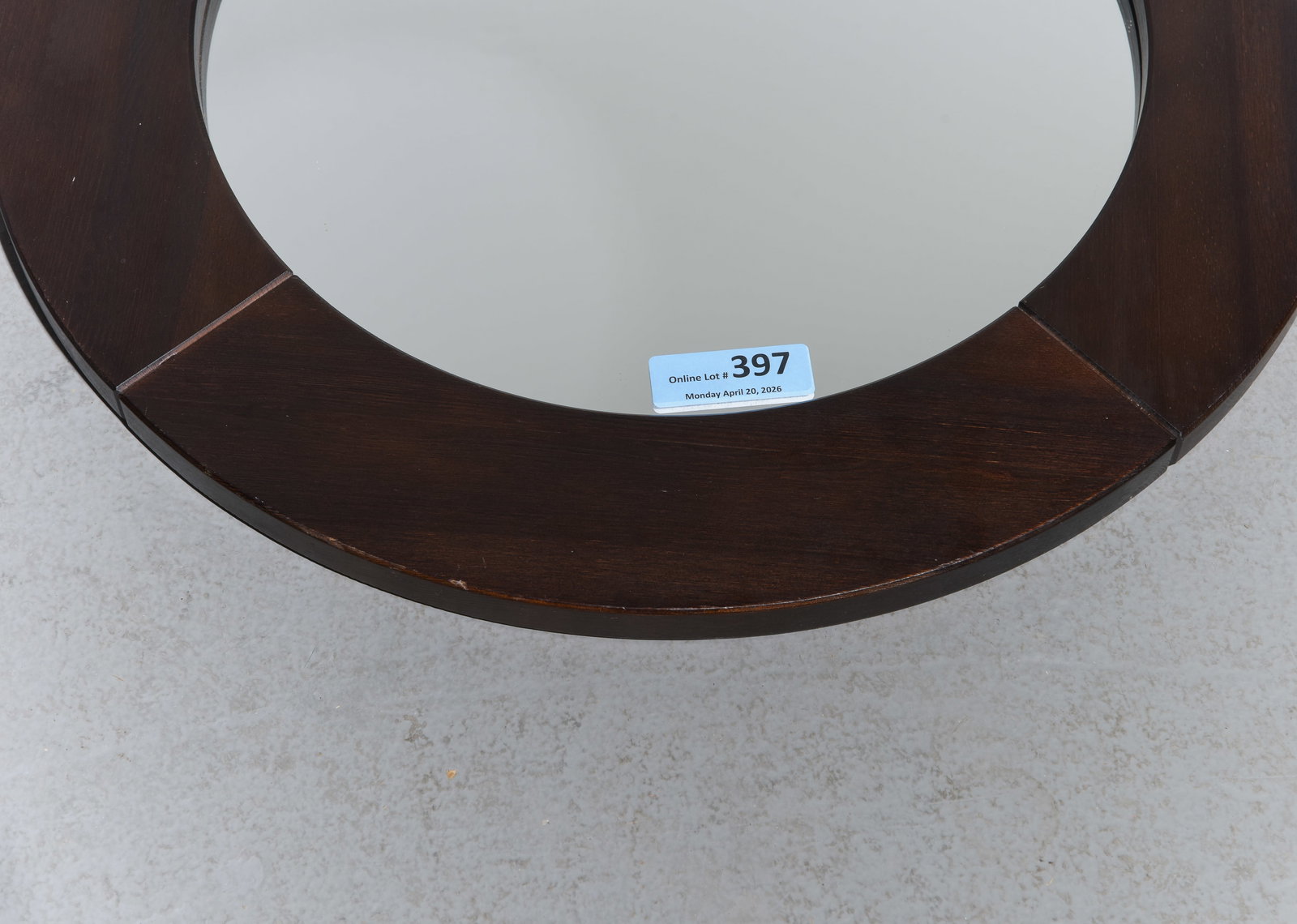Swedish Framed Round Mirror - 2