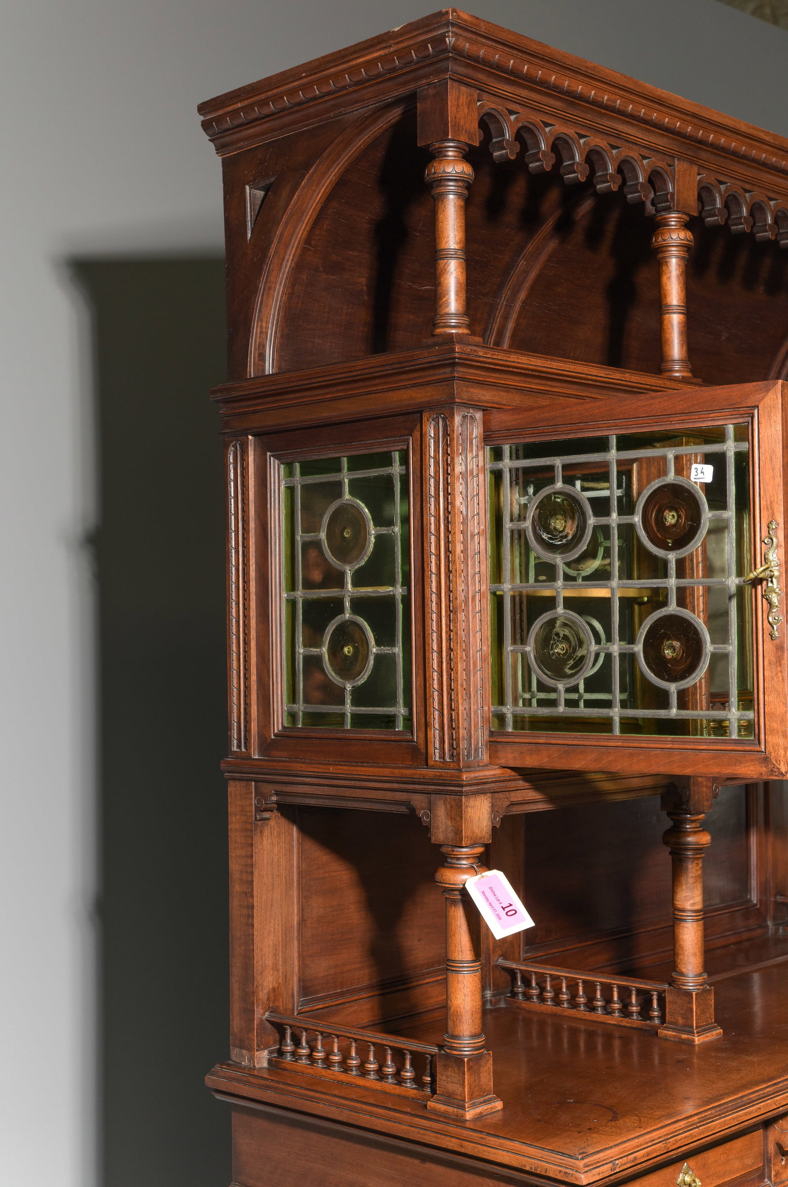 Henri II Style Walnut Buffet / Server - 5