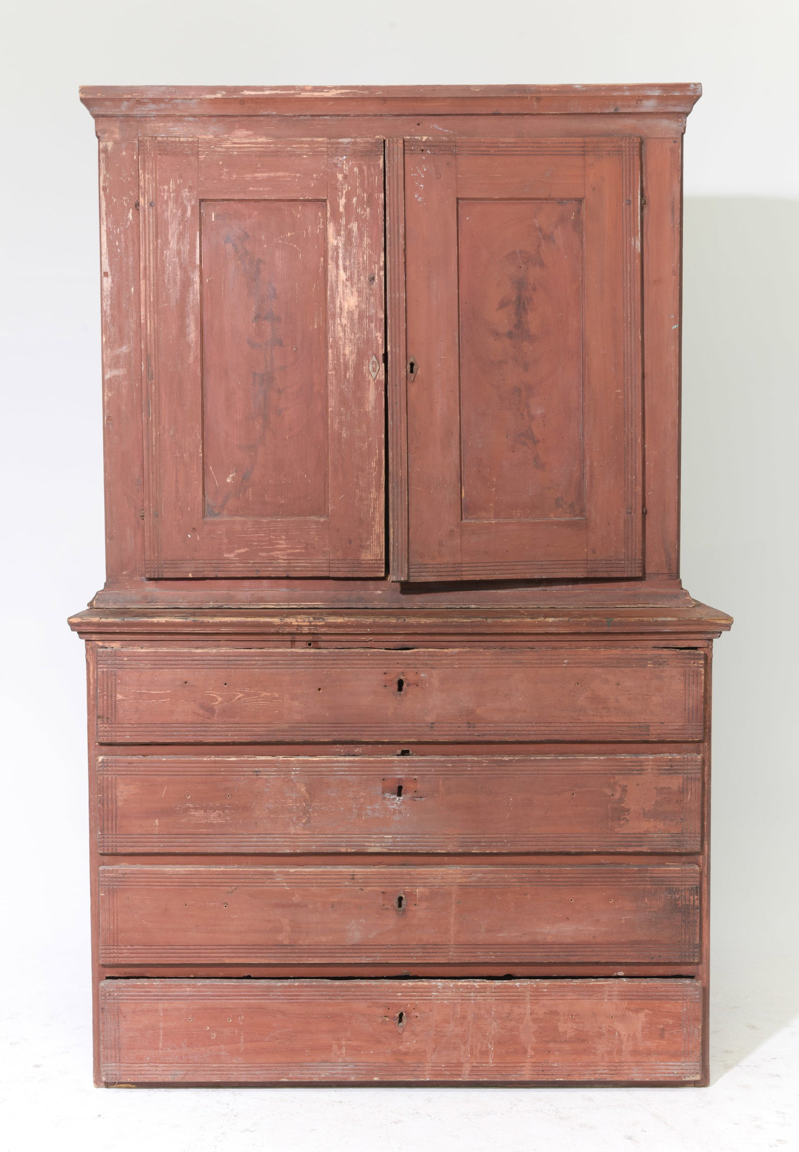 Scandinavian Painted Pine Cabinet / Buffet (1 of 7)