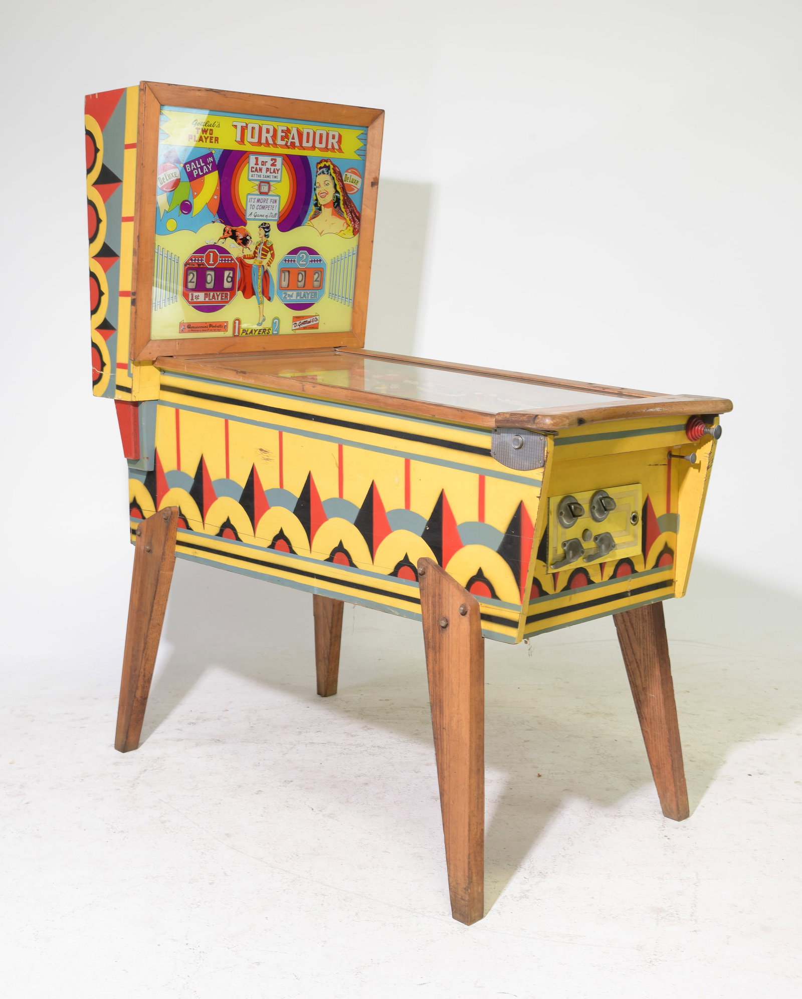 D. Gottlieb E. Co. "Dancing Dolls" Pinball Machine (1 of 8)