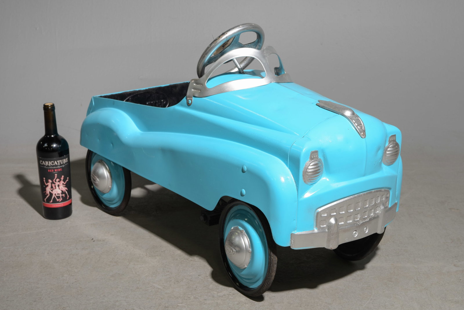 American Instep Blue Painted Pedal Car (1 of 5)
