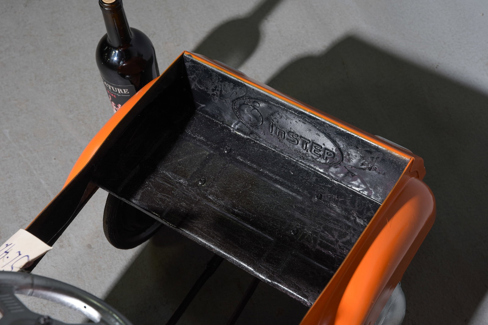 American Instep Orange Painted Pedal Car - 3