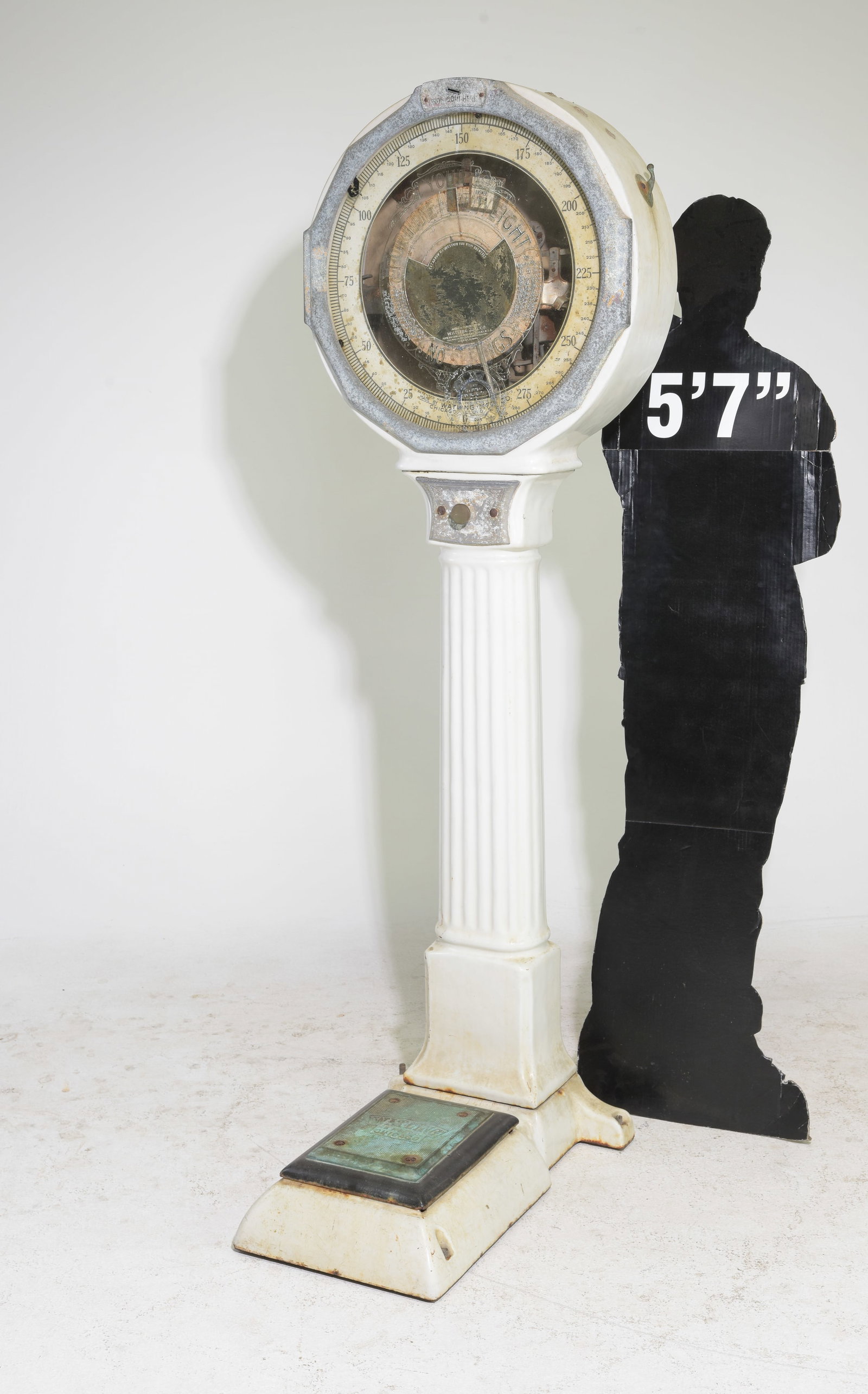 Watling "lollipop" Fortune Telling Scale: Watling "lollipop" Fortune Telling Scale - 72.5 in tall x 25 x 26