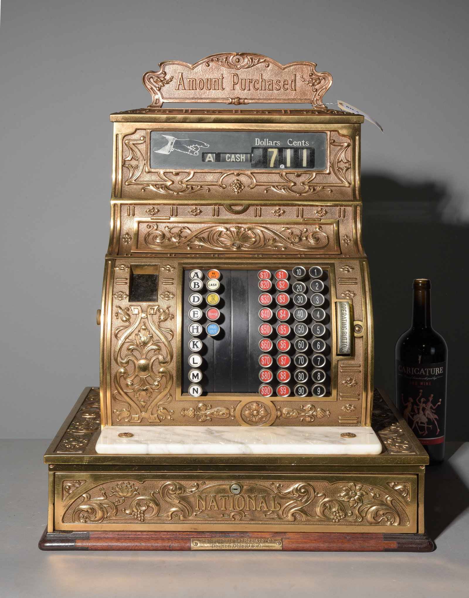 Scroll Work National Cash Register - 755863-1060 (1 of 12)