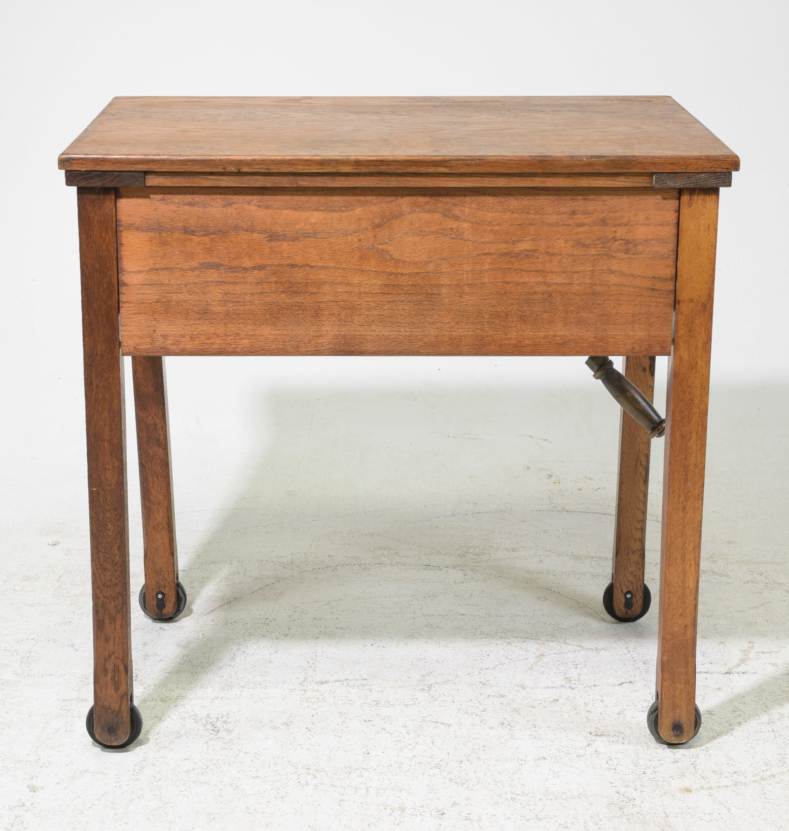 American Oak Wringer Table: American Oak Wringer Table - 31.5 in tall x 32 x 19.5
