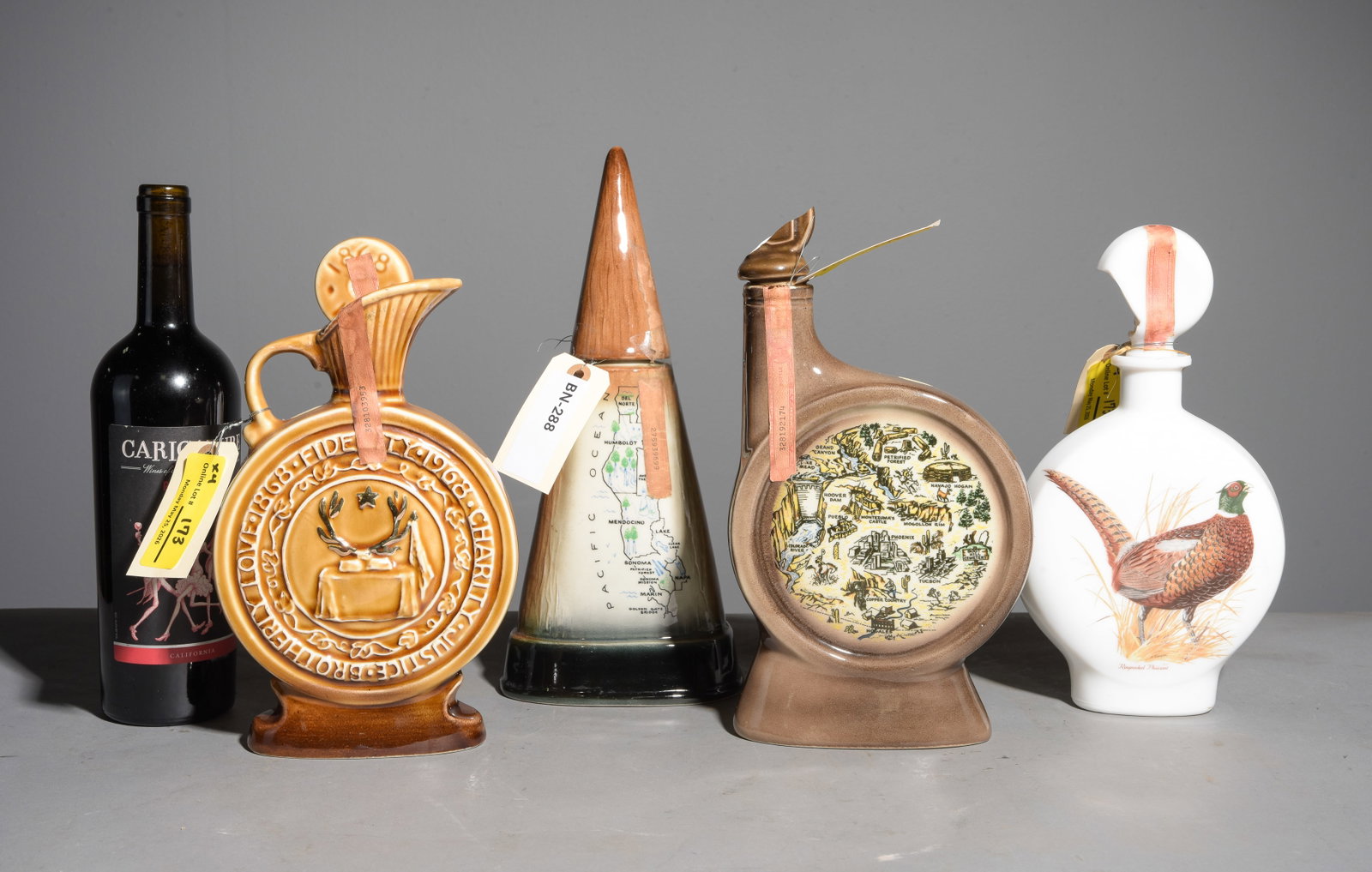Four Assorted Vintage Whiskey Decanters (1 of 5)