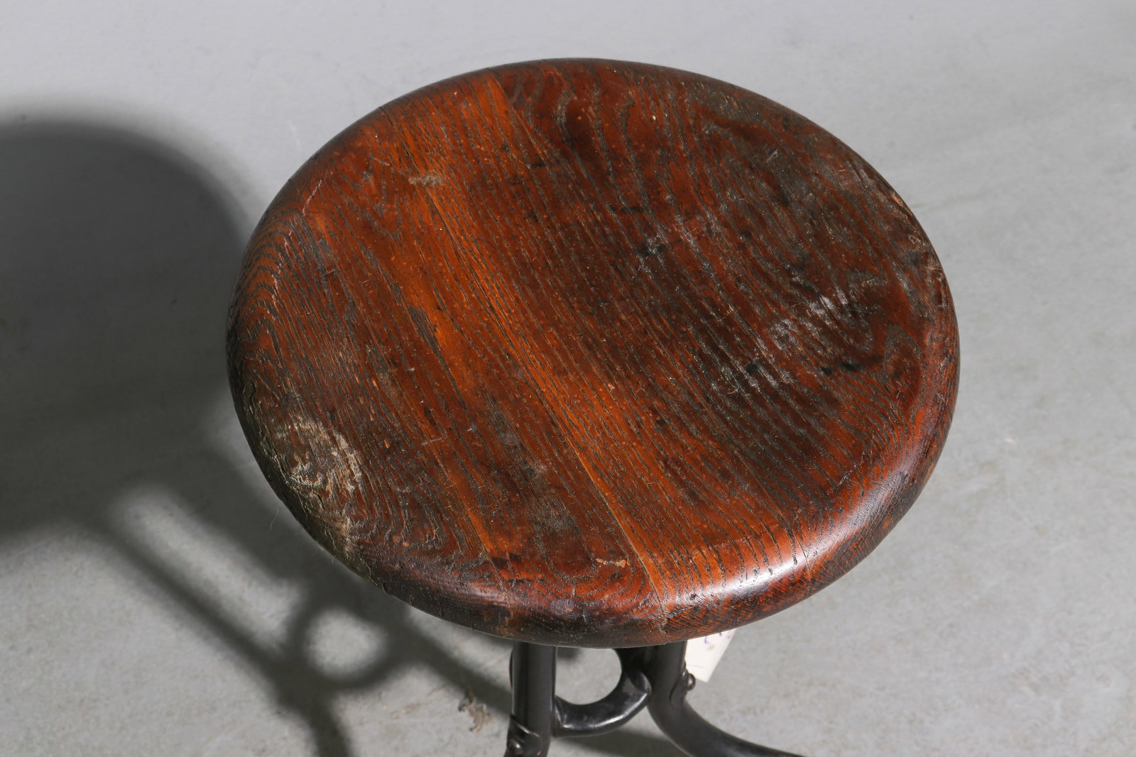 American Iron Base Adjustable Stool - 2