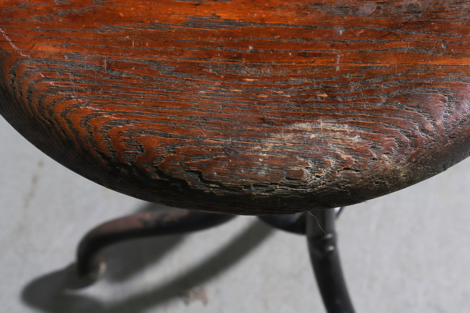 American Iron Base Adjustable Stool - 3