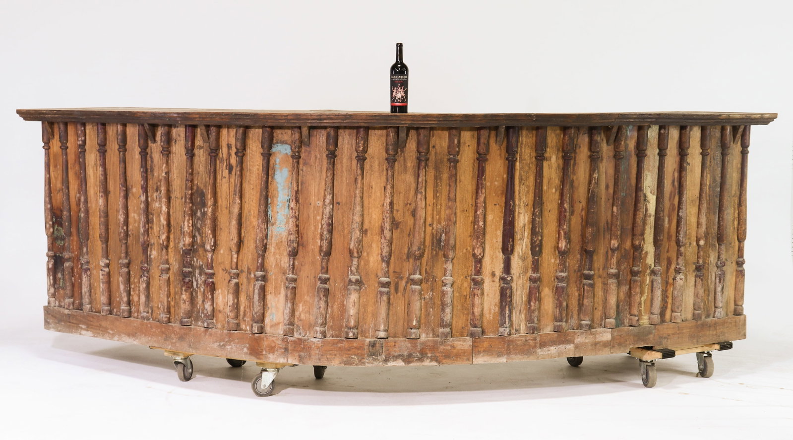 Monumental Rustic Curved Bar (1 of 7)