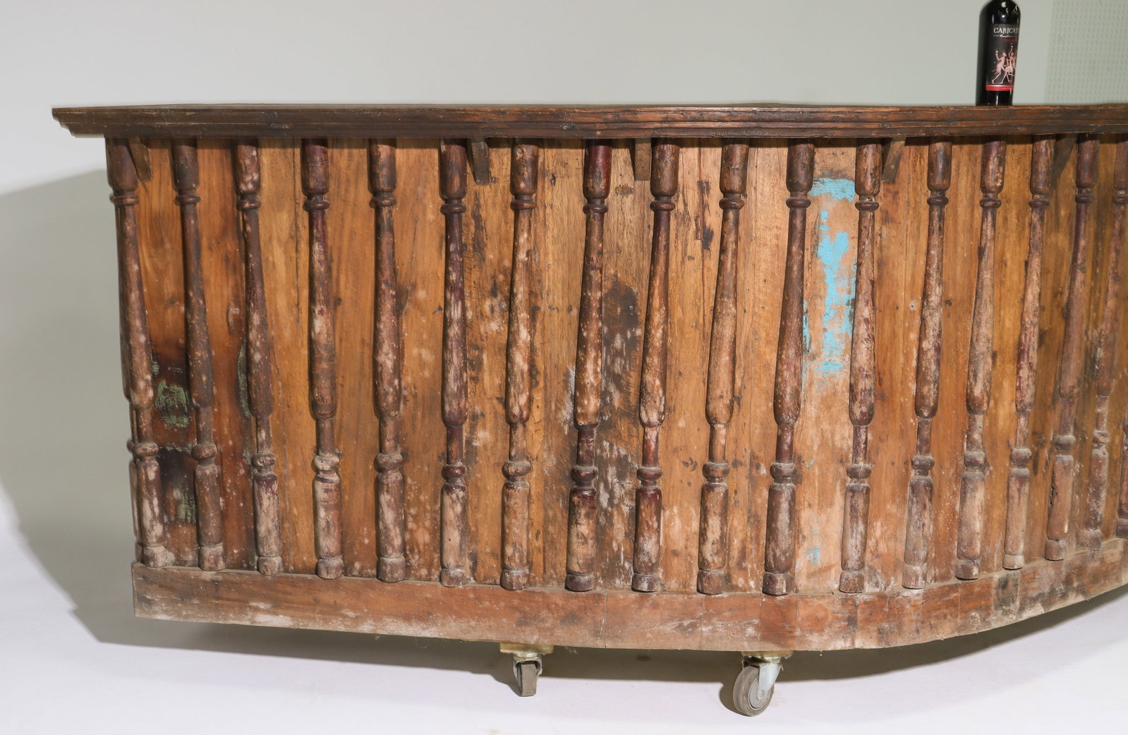 Monumental Rustic Curved Bar - 2